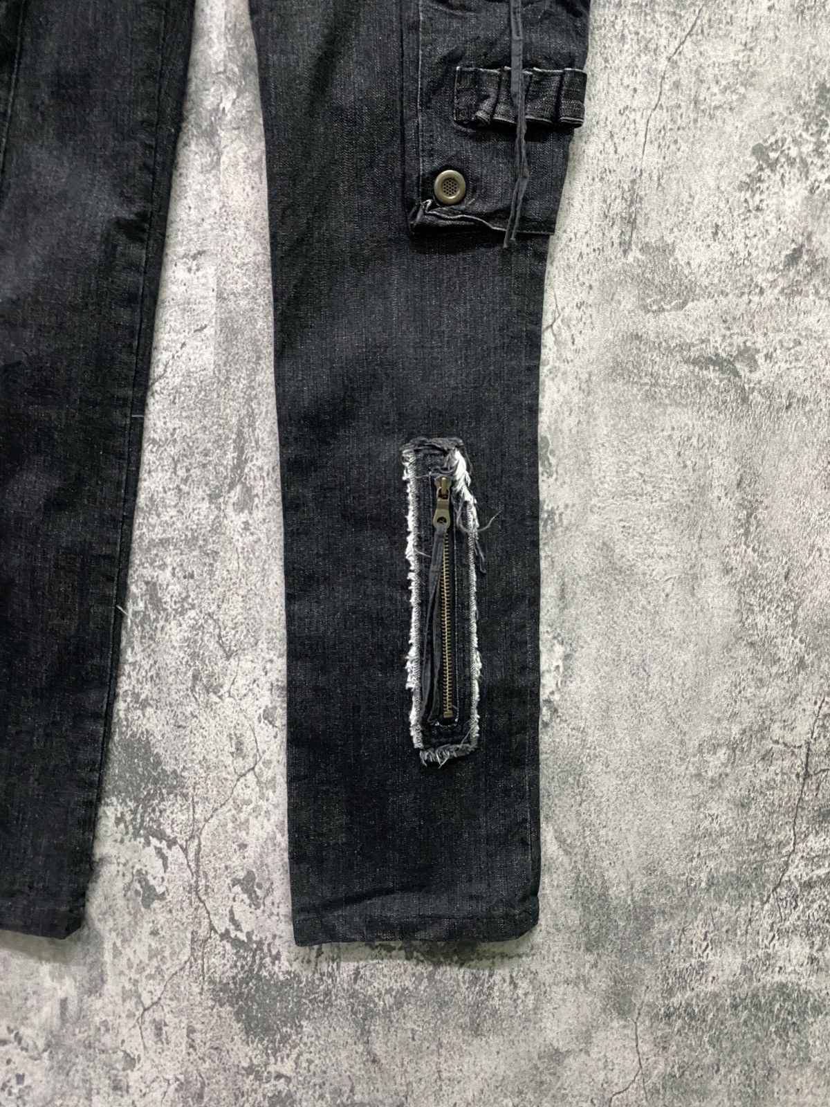 Designer × Japanese Brand × Seditionaries AULA AILA Bondage Multipocket Low Waist Zipper Denim Size US 28 / EU 44 - 7 Thumbnail