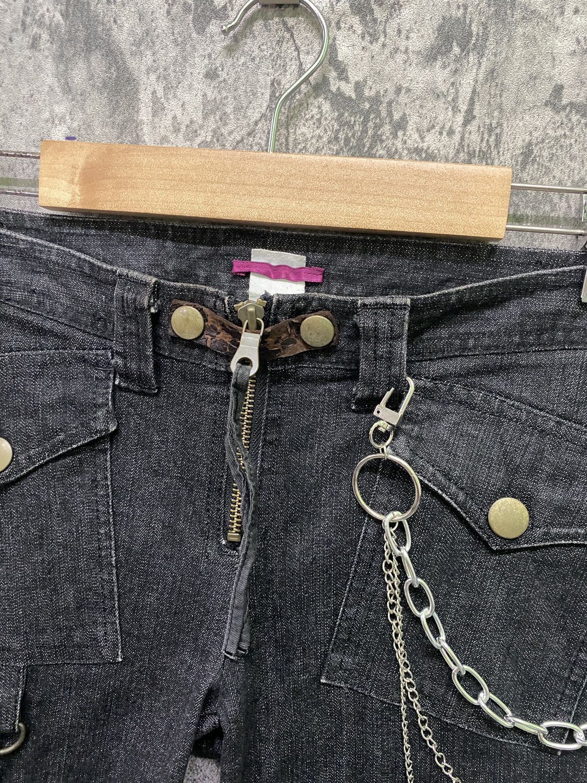 Designer × Japanese Brand × Seditionaries AULA AILA Bondage Multipocket Low Waist Zipper Denim Size US 28 / EU 44 - 9 Thumbnail