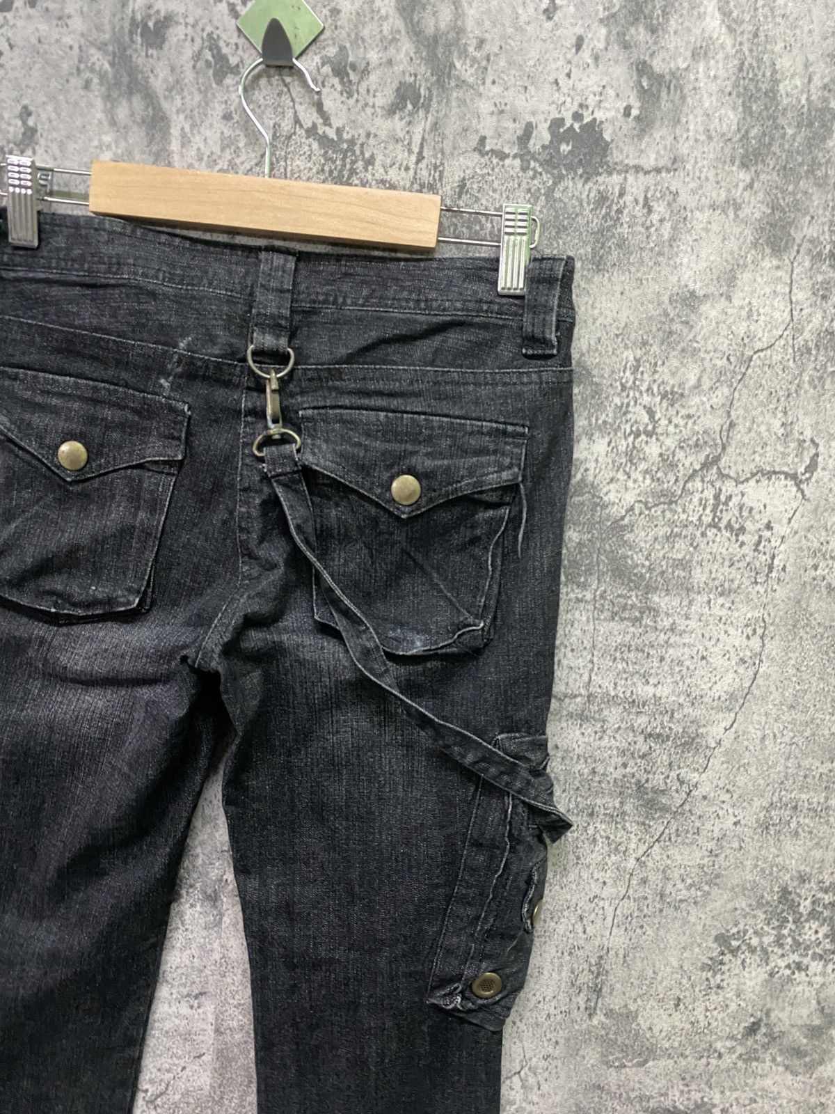 Designer × Japanese Brand × Seditionaries AULA AILA Bondage Multipocket Low Waist Zipper Denim Size US 28 / EU 44 - 12 Thumbnail