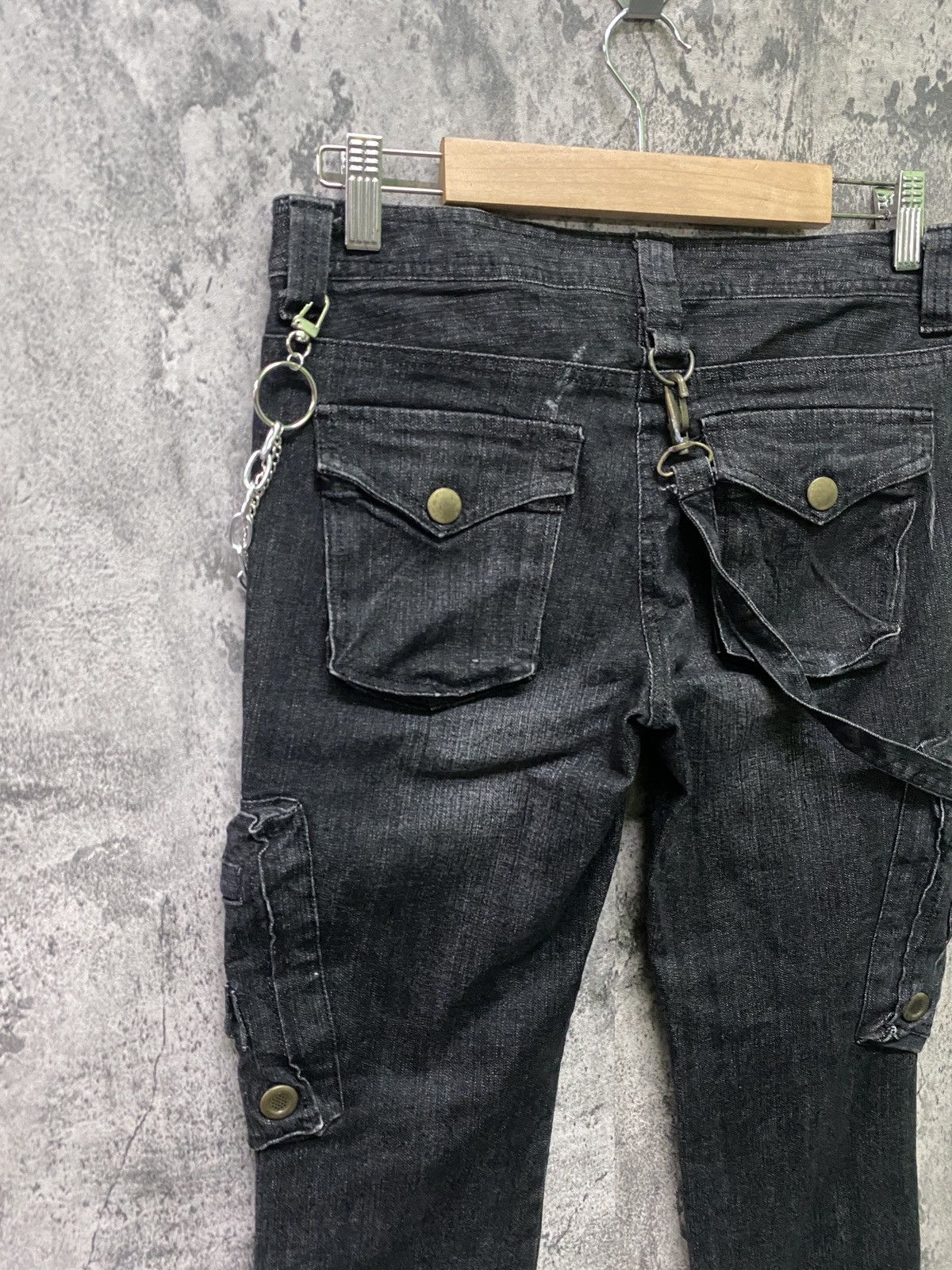 Designer × Japanese Brand × Seditionaries AULA AILA Bondage Multipocket Low Waist Zipper Denim Size US 28 / EU 44 - 11 Thumbnail