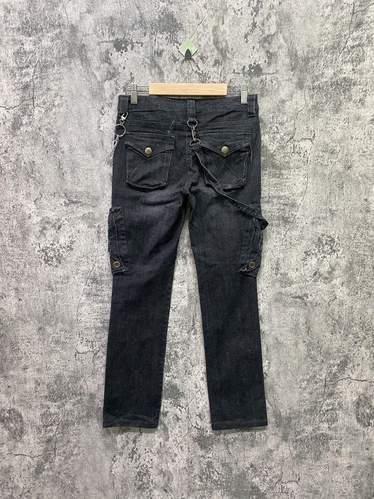 Designer × Japanese Brand × Seditionaries AULA AILA Bondage Multipocket Low Waist Zipper Denim Size US 28 / EU 44 - 2 Thumbnail
