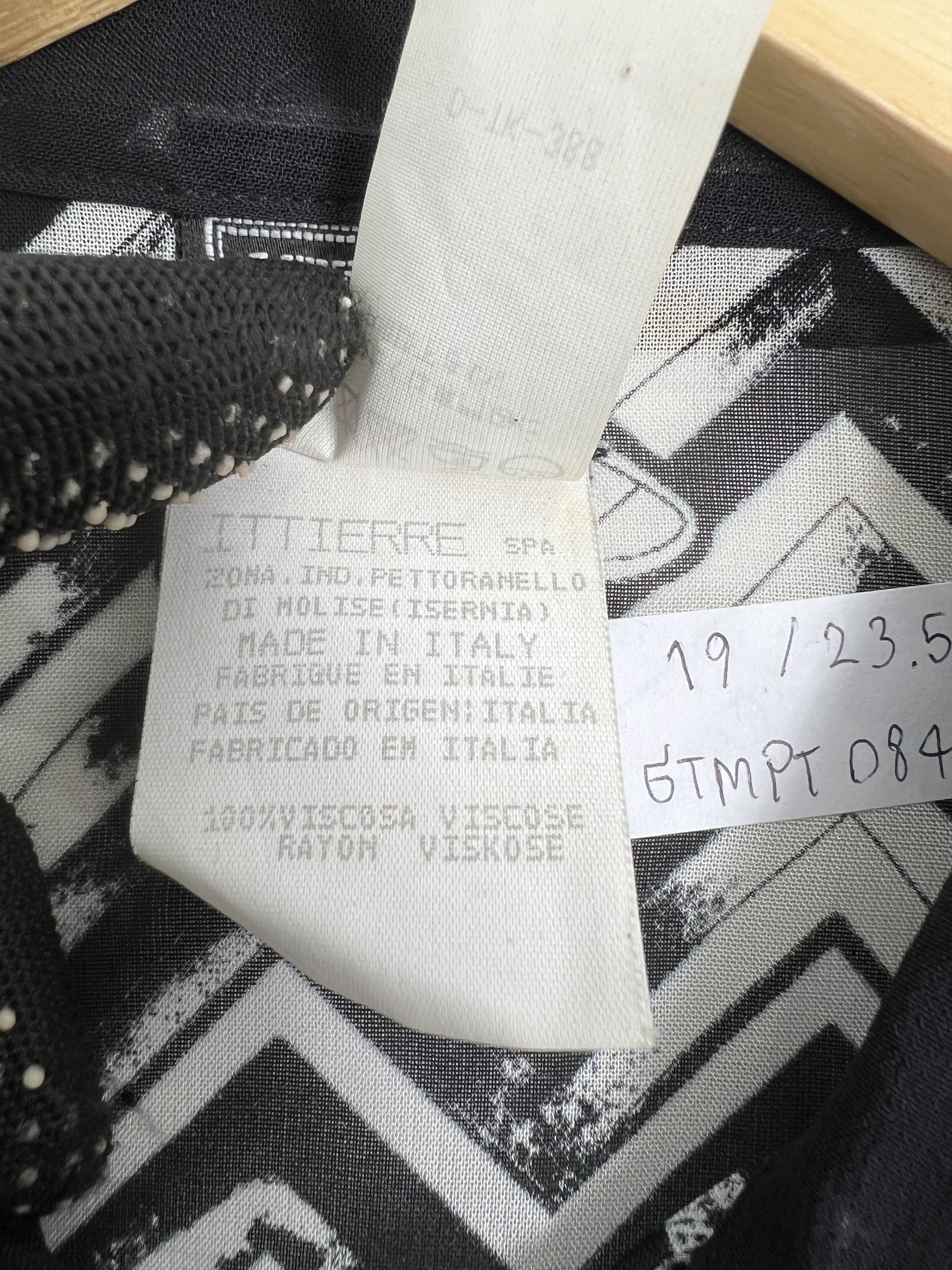 Versus Versace Vintage Versus Gianni Versace see through blouse GTMPT084 Size M / US 6-8 / IT 42-44 - 3 Thumbnail