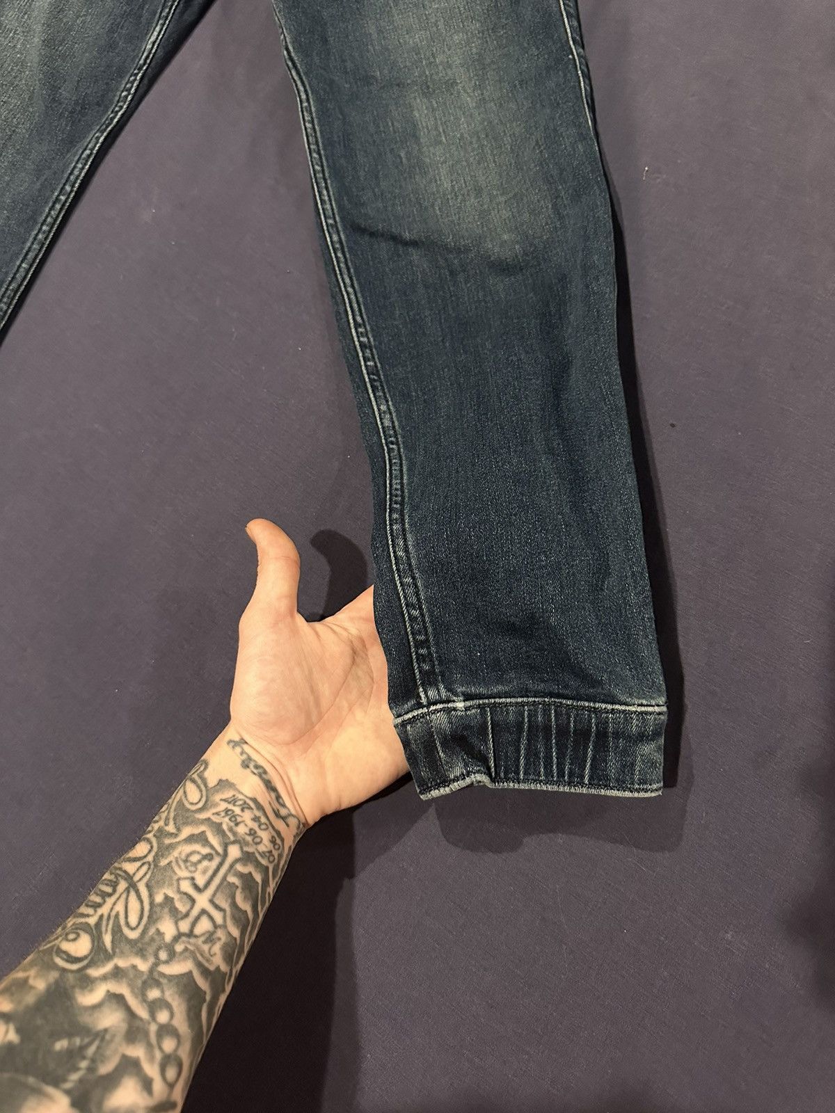 Hollister Blue jean joggers Size US 32 / EU 48 - 2 Thumbnail