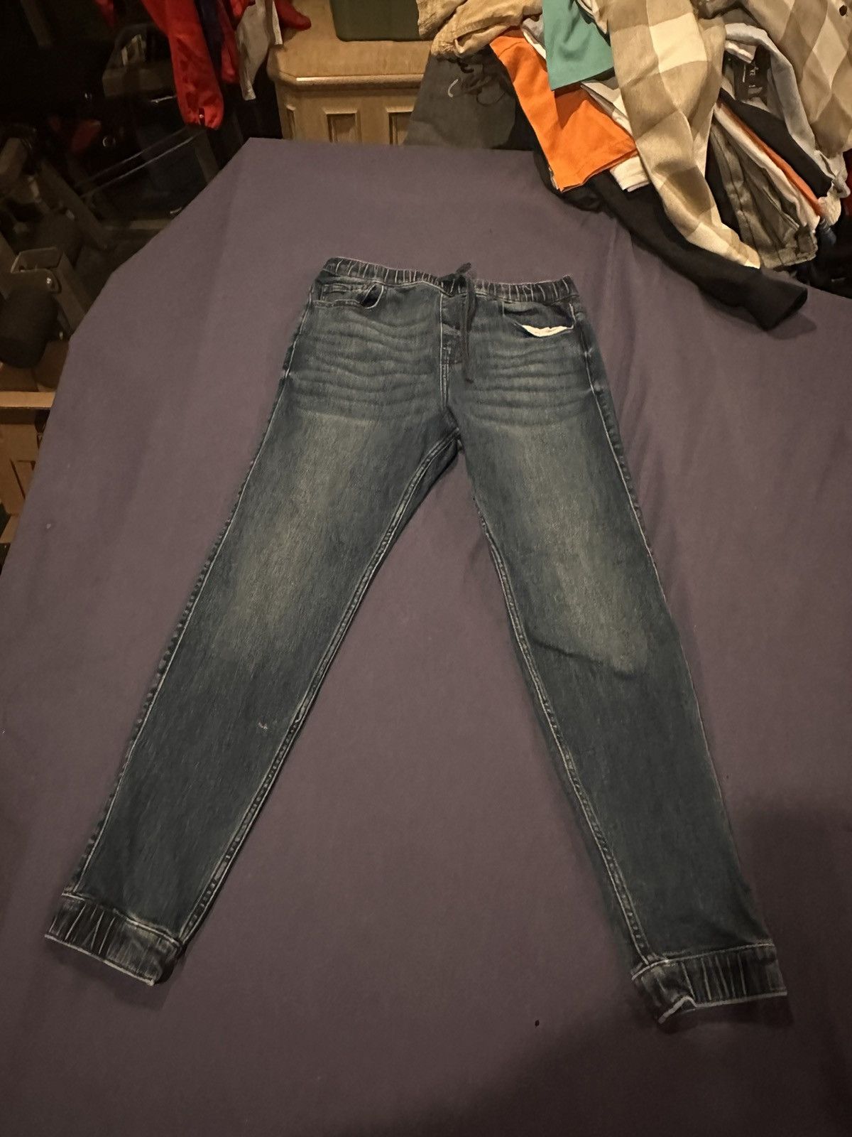 Hollister Blue jean joggers Size US 32 / EU 48 - 1 Thumbnail
