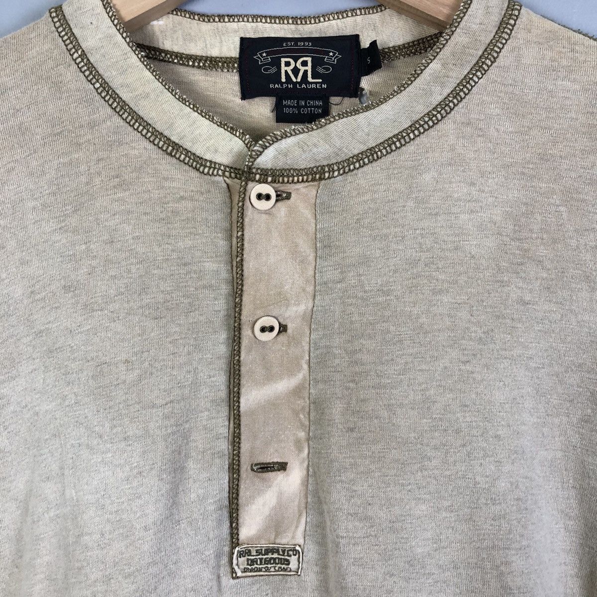 Ralph Lauren Distressed RRL By Ralph Lauren Long sleeve tshirt Size US S / EU 44-46 / 1 - 4 Thumbnail