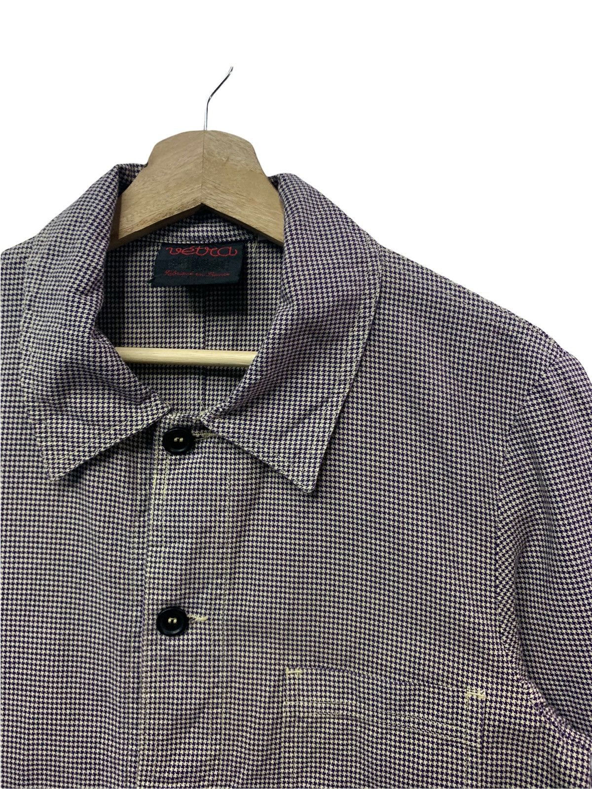 Vetra 🔥VETRA FRANCE WORKERS GINGHAM CHECKERED JACKETS Size US M / EU 48-50 / 2 - 4 Thumbnail