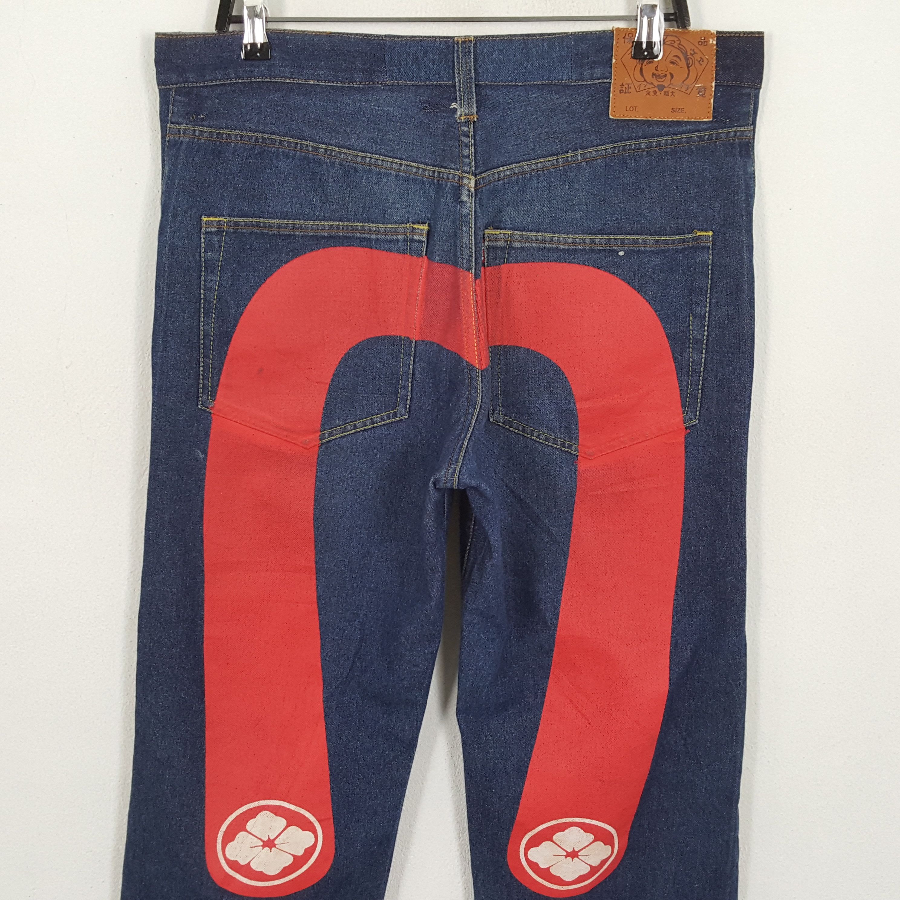 Japanese Brand × Vintage Evisu Japanese Brand Streetwear Skateboard Custom Logo Jeans Size US 36 / EU 52 - 2 Thumbnail
