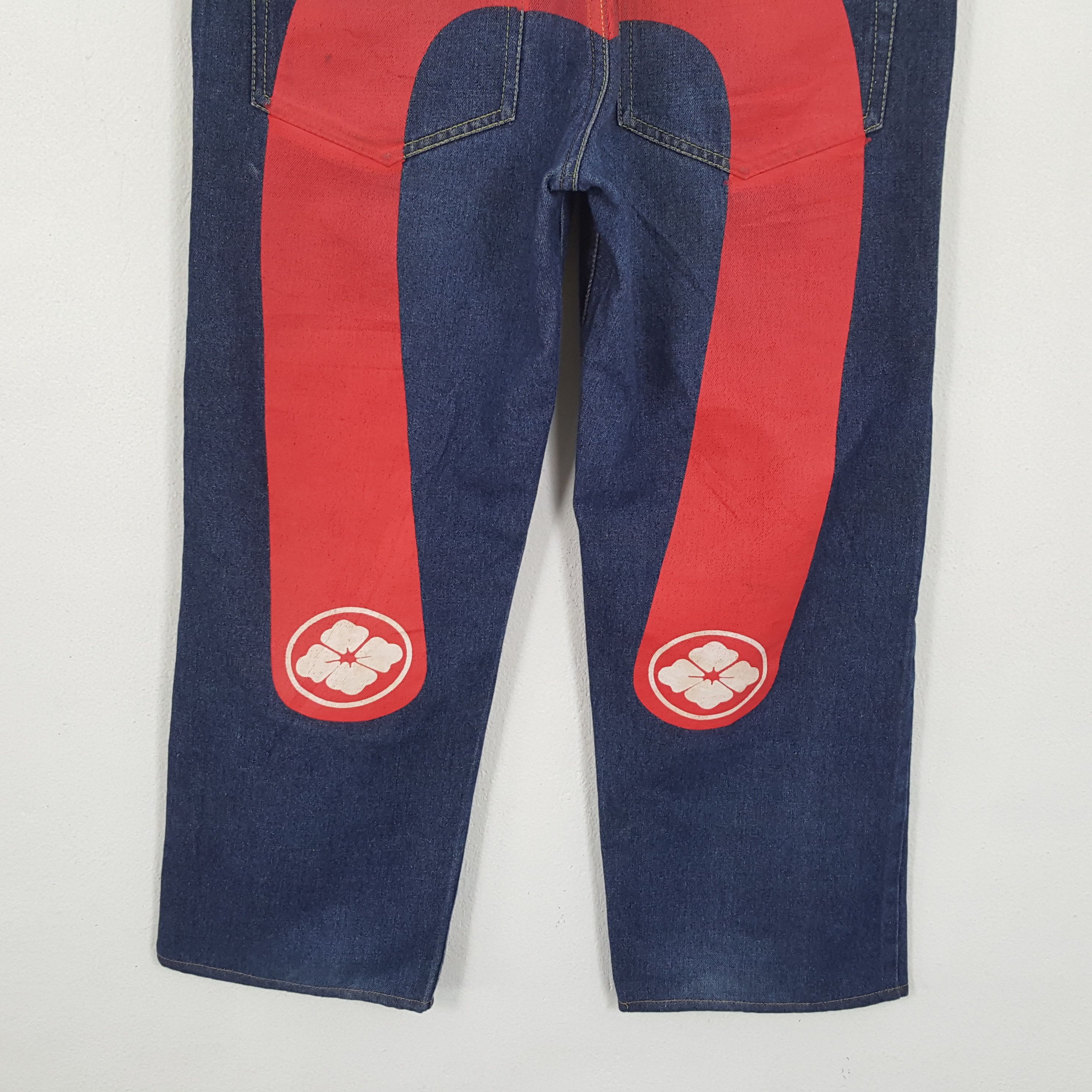 Japanese Brand × Vintage Evisu Japanese Brand Streetwear Skateboard Custom Logo Jeans Size US 36 / EU 52 - 3 Thumbnail