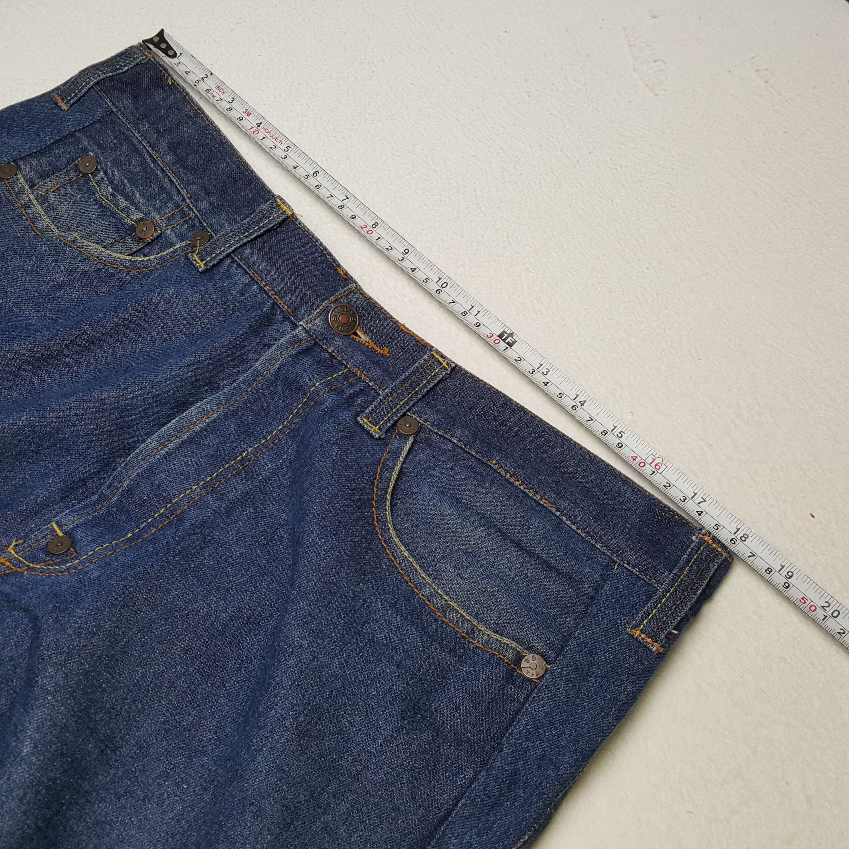 Japanese Brand × Vintage Evisu Japanese Brand Streetwear Skateboard Custom Logo Jeans Size US 36 / EU 52 - 7 Thumbnail