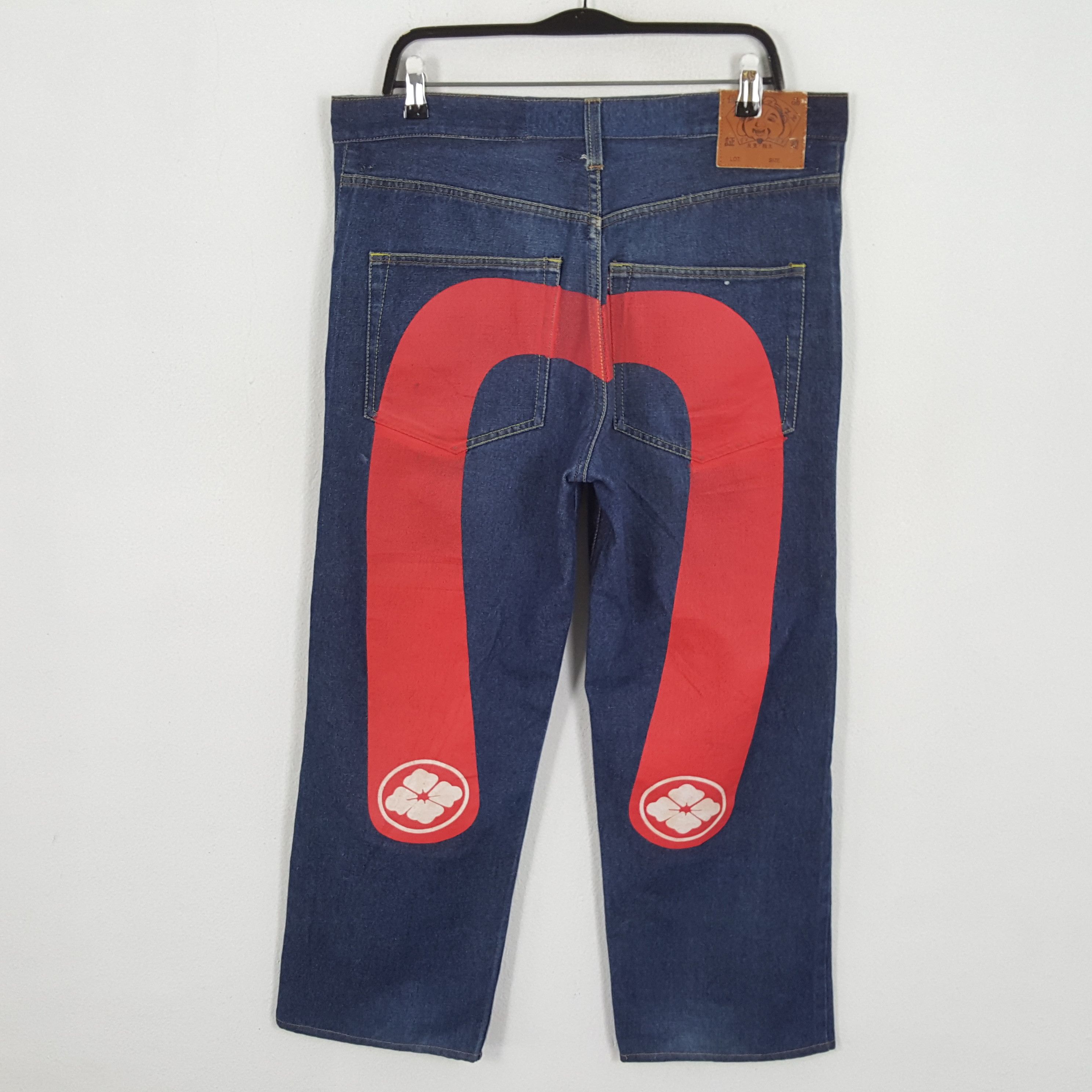 Japanese Brand × Vintage Evisu Japanese Brand Streetwear Skateboard Custom Logo Jeans Size US 36 / EU 52 - 1 Thumbnail