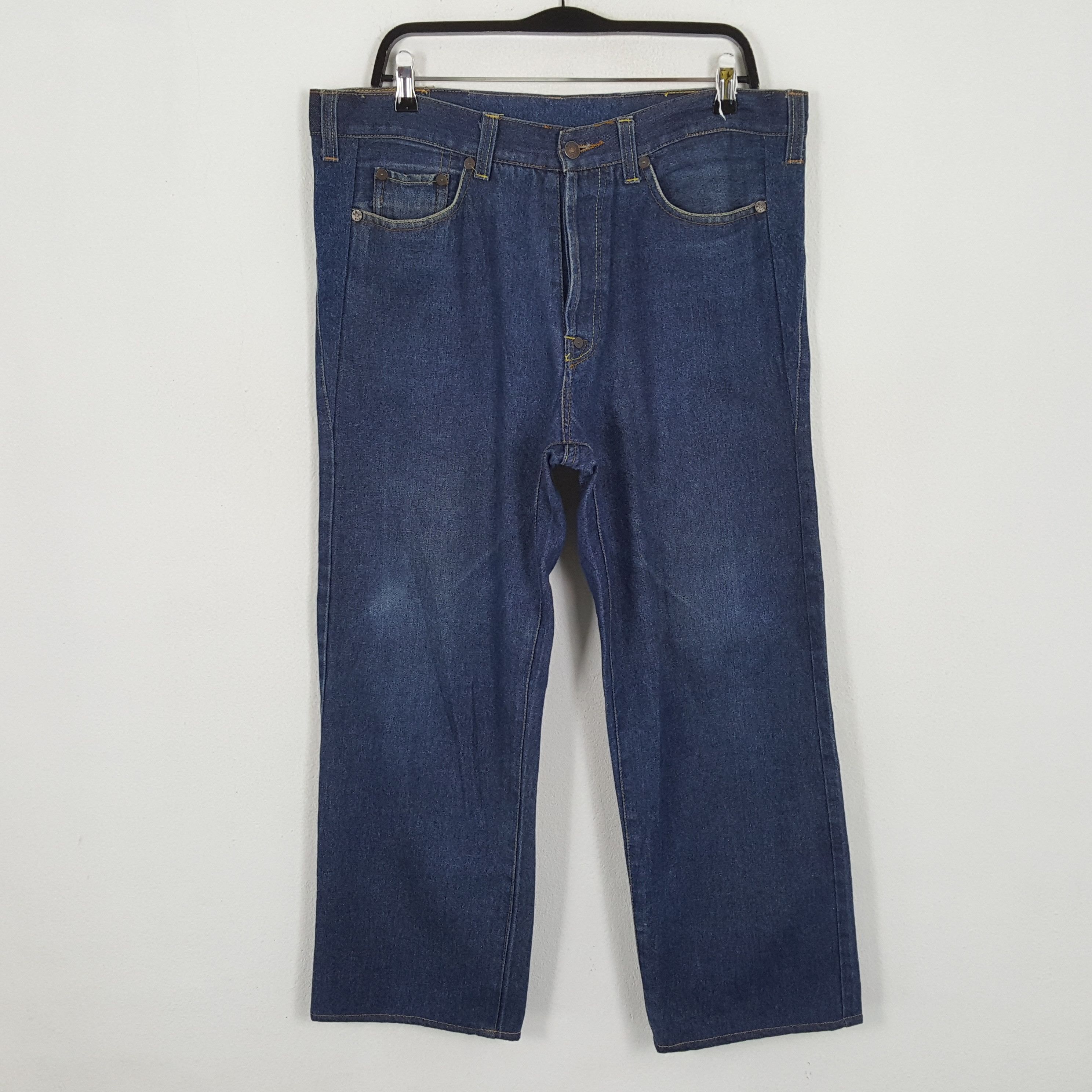 Japanese Brand × Vintage Evisu Japanese Brand Streetwear Skateboard Custom Logo Jeans Size US 36 / EU 52 - 4 Thumbnail