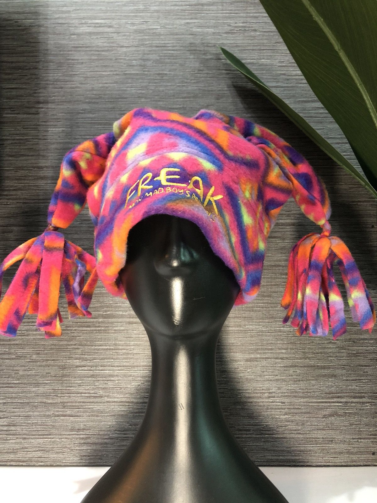 Japanese Brand Freak Rainbow Two Horn BeAnie Hat Cap Size ONE SIZE - 1 Thumbnail