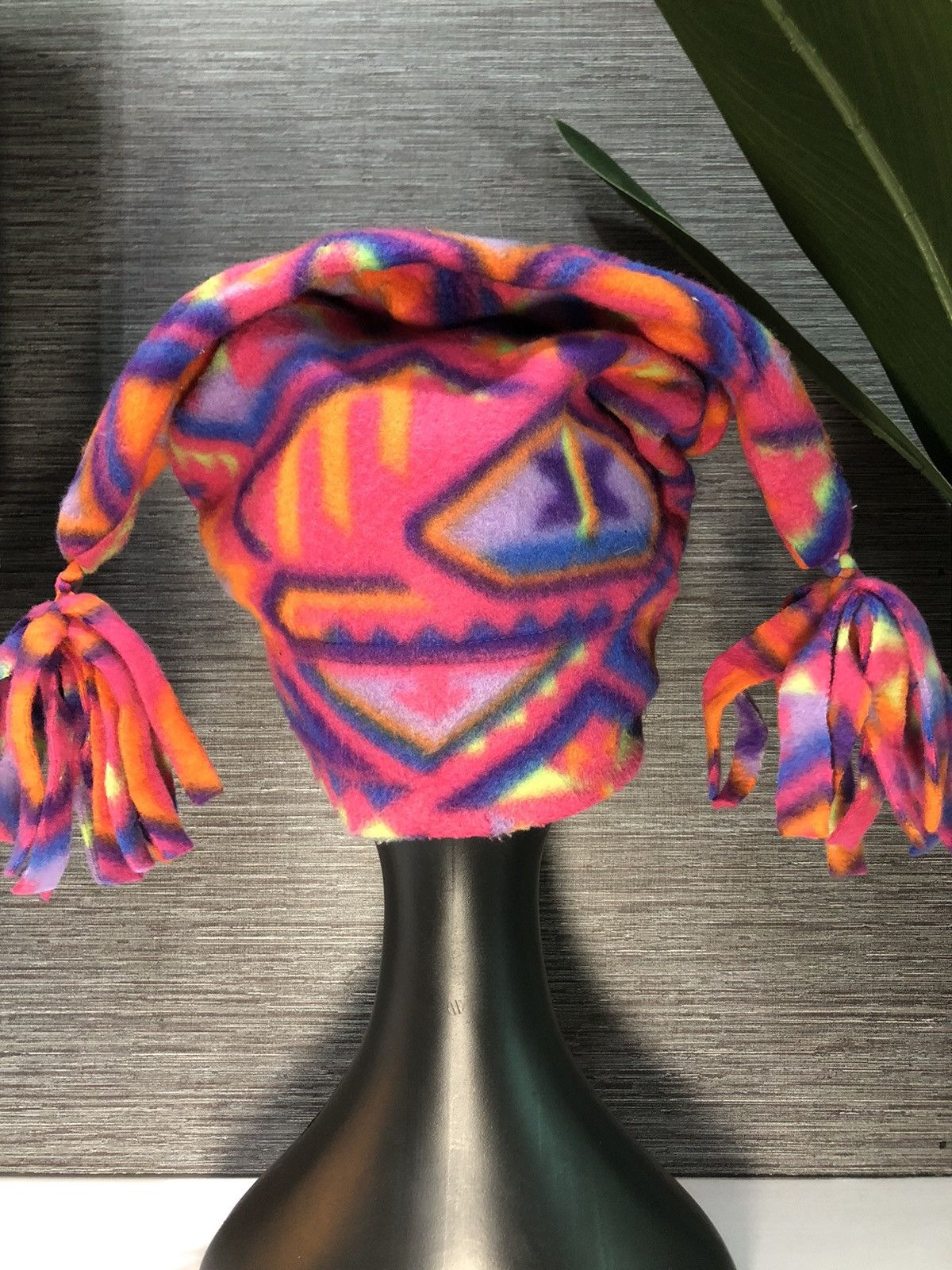 Japanese Brand Freak Rainbow Two Horn BeAnie Hat Cap Size ONE SIZE - 4 Thumbnail