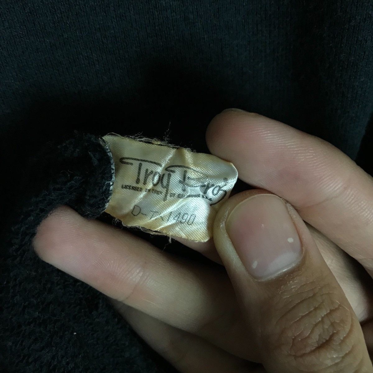 Vintage Troy Bros Spell Out Pullover Jumper Sweatshirt