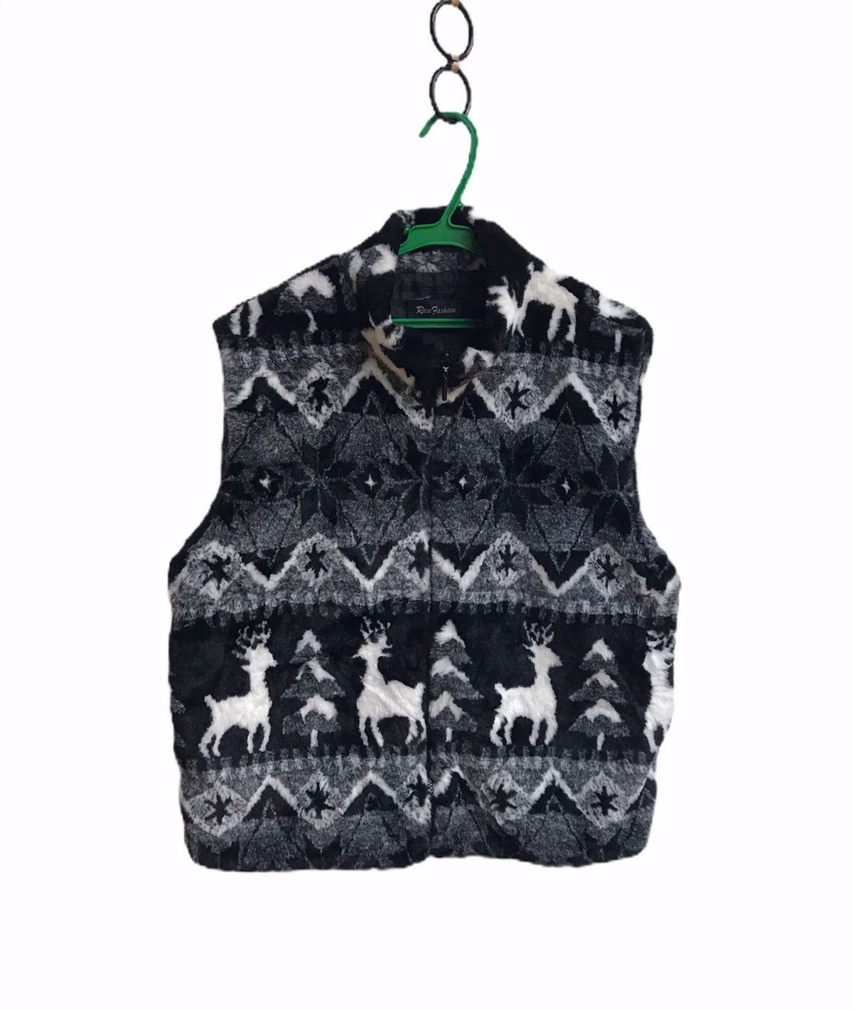 Japanese Brand 🔥Rose Fashion Fleece Vests Size M / US 6-8 / IT 42-44 - 1 Thumbnail