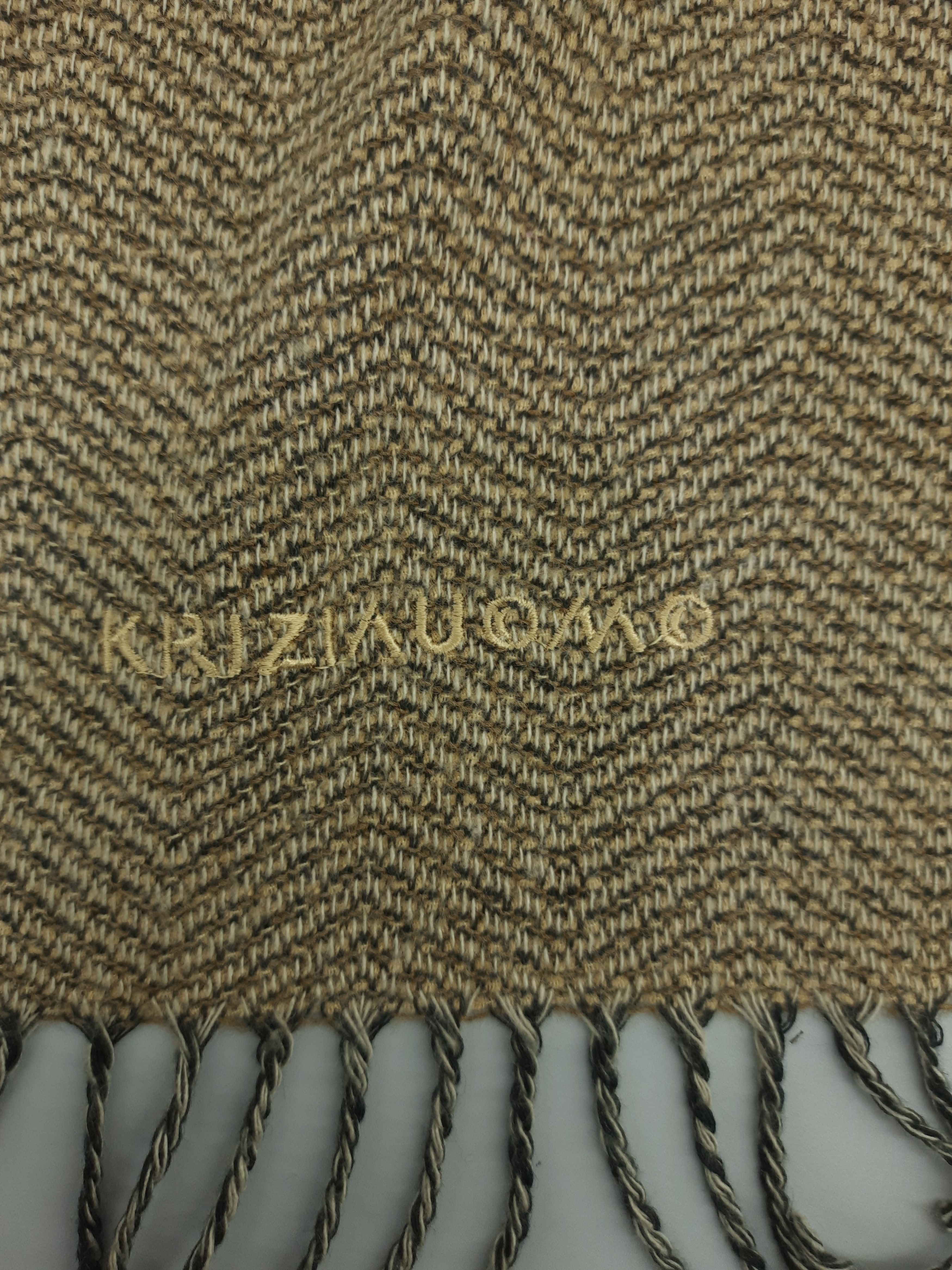 Vintage krizia uomo Wool Scarf / Neckwear - MFB128