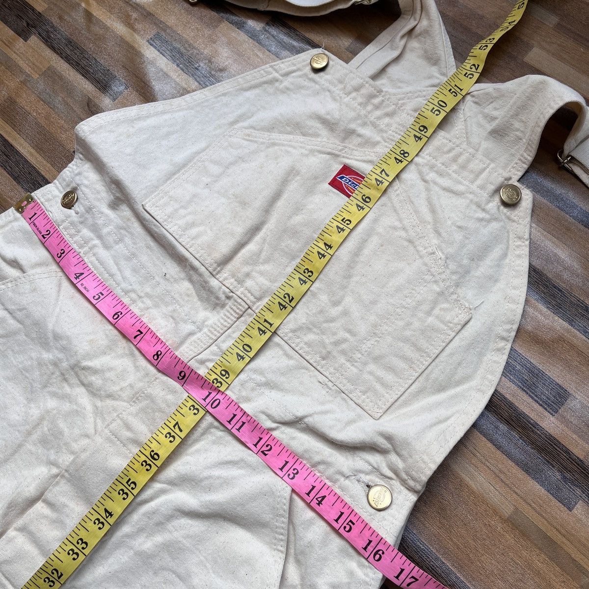 Dickies × Vintage Vintage Workers Dickies Overalls Gold Buttons Made In USA Size US 31 - 4 Thumbnail