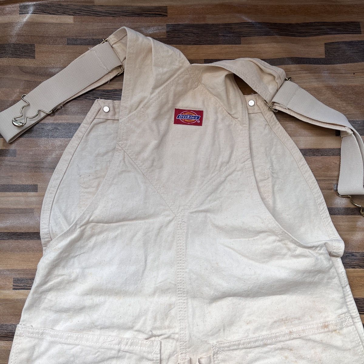 Dickies × Vintage Vintage Workers Dickies Overalls Gold Buttons Made In USA Size US 31 - 13 Thumbnail