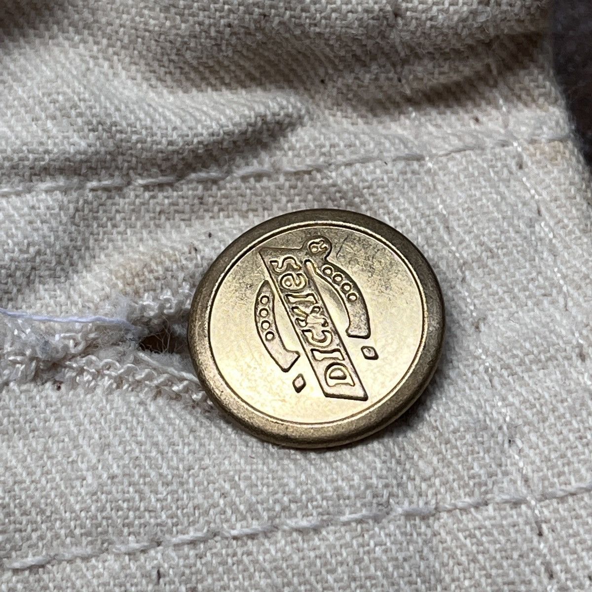 Dickies × Vintage Vintage Workers Dickies Overalls Gold Buttons Made In USA Size US 31 - 7 Thumbnail