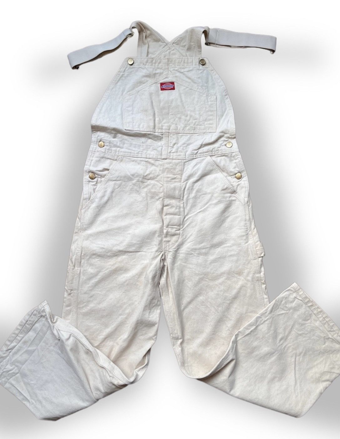Dickies × Vintage Vintage Workers Dickies Overalls Gold Buttons Made In USA Size US 31 - 1 Thumbnail