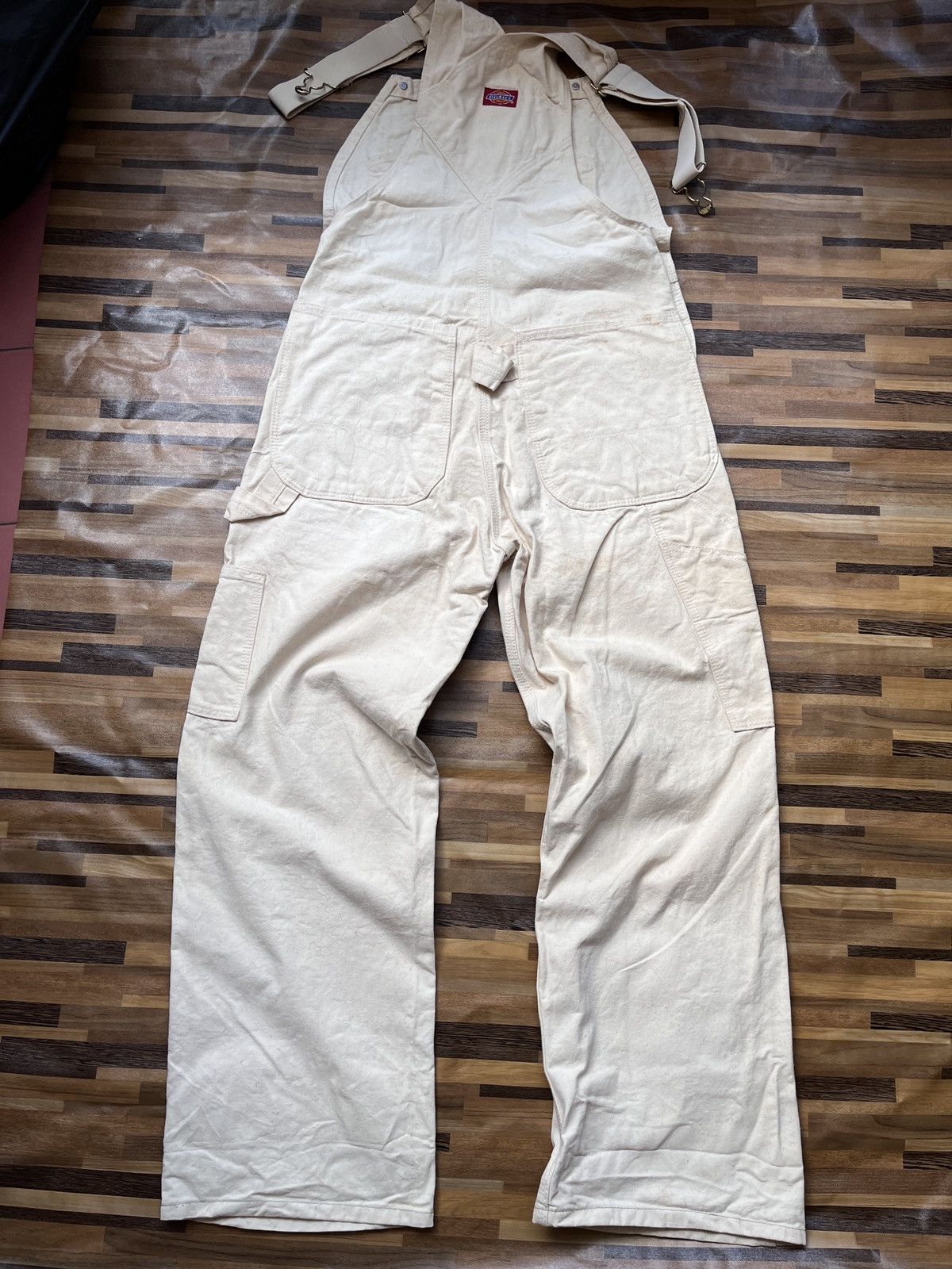 Dickies × Vintage Vintage Workers Dickies Overalls Gold Buttons Made In USA Size US 31 - 18 Thumbnail