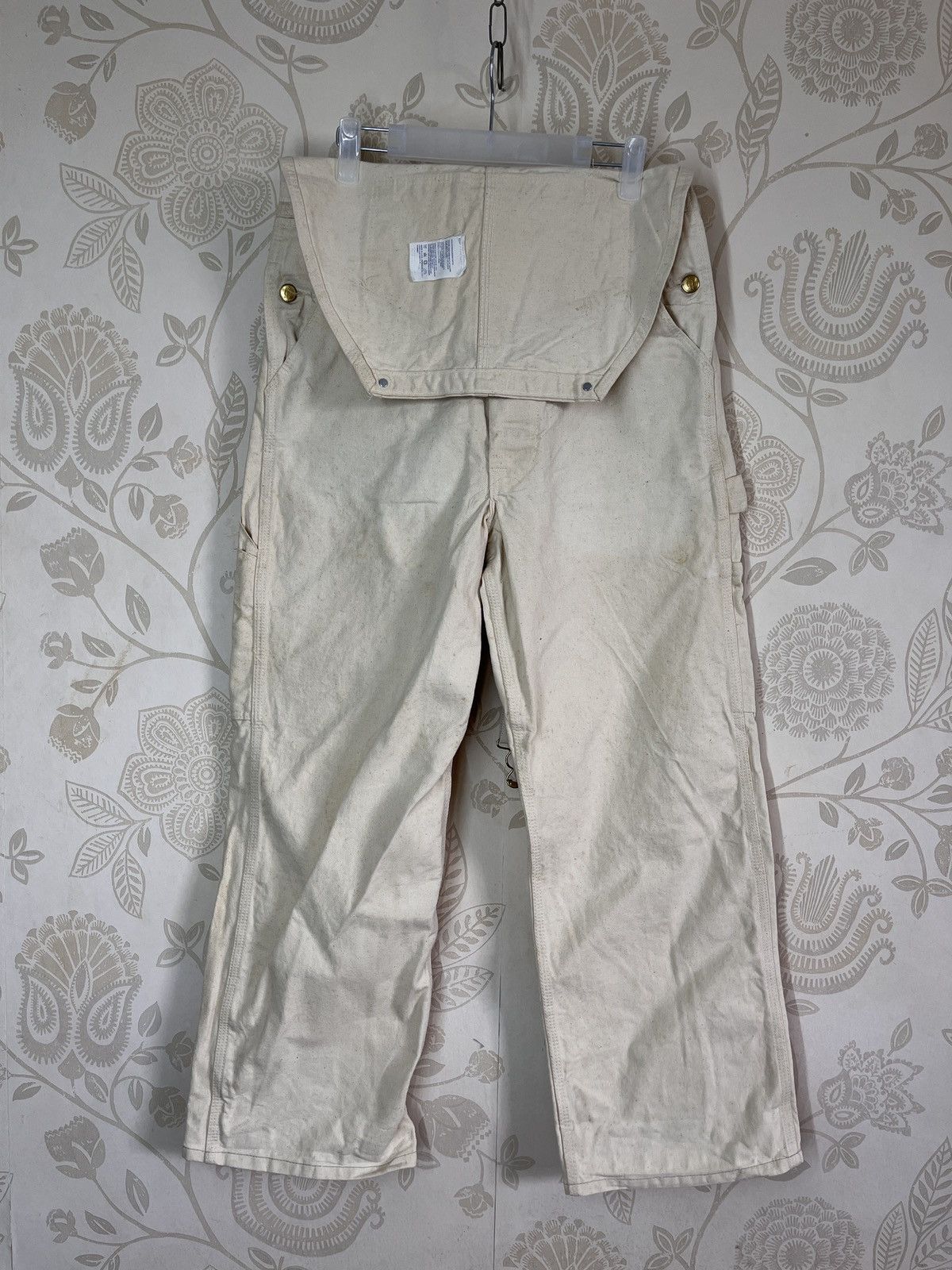 Dickies × Vintage Vintage Workers Dickies Overalls Gold Buttons Made In USA Size US 31 - 20 Thumbnail