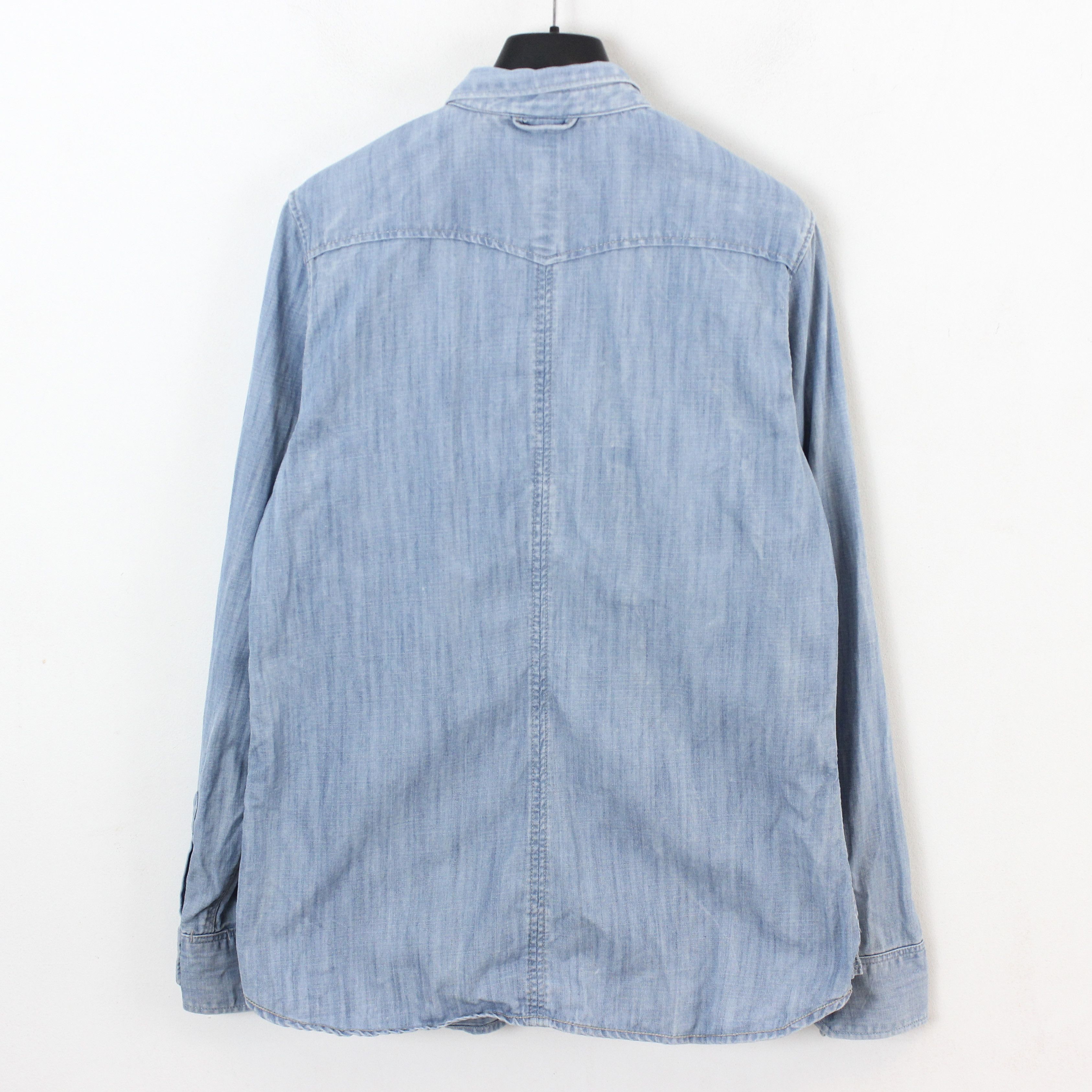 G-Star LEGION SLIM DENIM Women L Jean Jacket Long Sleeved Shirt Top Size M / US 6-8 / IT 42-44 - 5 Thumbnail