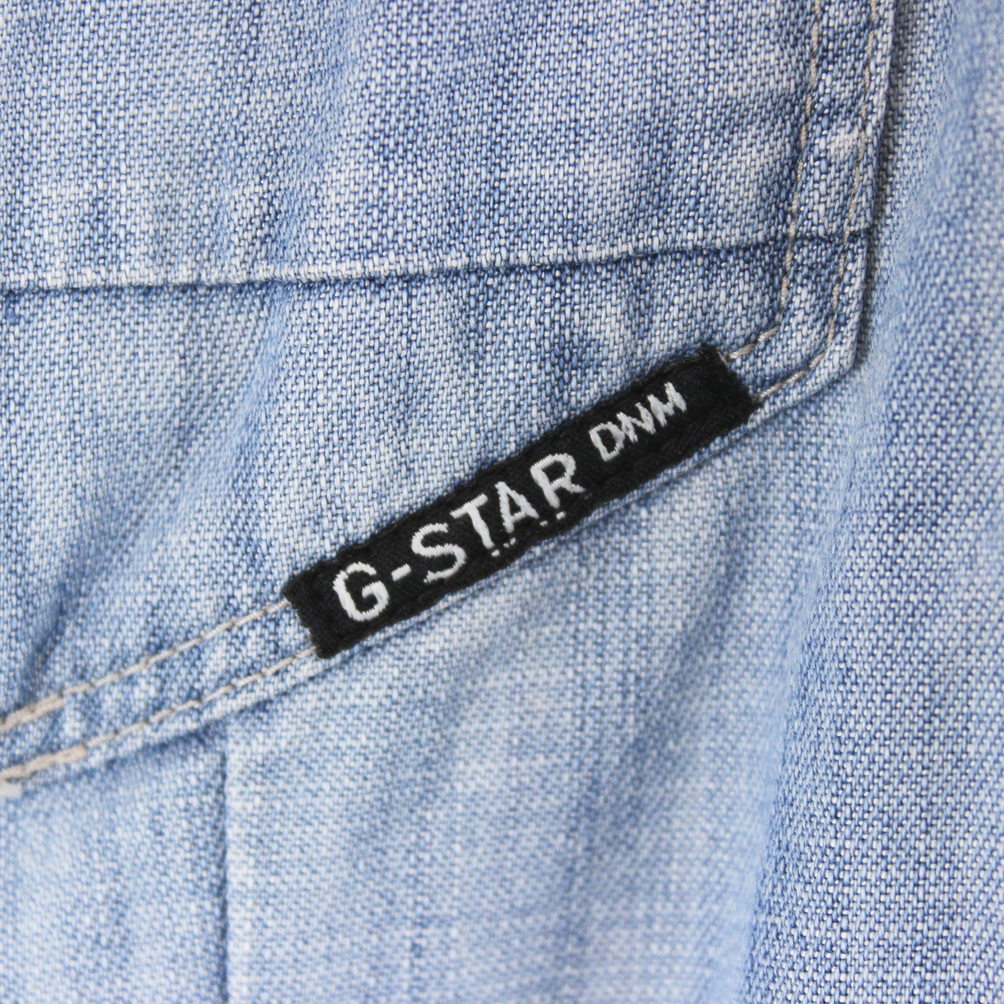 G-Star LEGION SLIM DENIM Women L Jean Jacket Long Sleeved Shirt Top Size M / US 6-8 / IT 42-44 - 4 Thumbnail