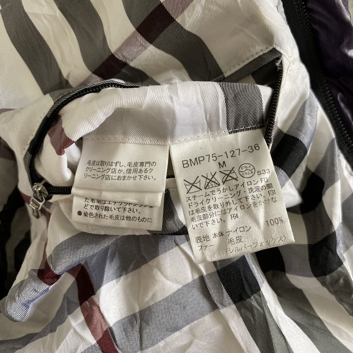 Burberry Burberry Black Label Hooded Stirling Fur Goose Down