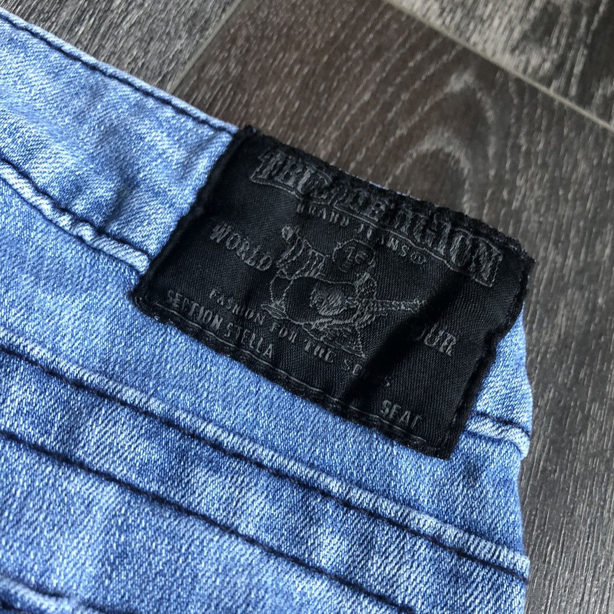 True Religion Vintage Y2K True Religion Stella Low Rise Denim Jeans 32x34 Size 32" / US 10 / IT 46 - 4 Thumbnail