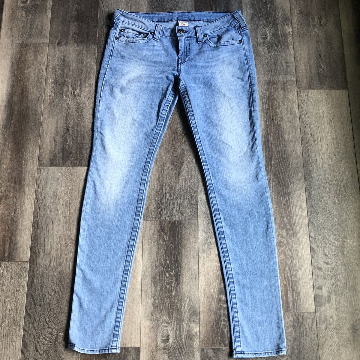 True Religion Vintage Y2K True Religion Stella Low Rise Denim Jeans 32x34 Size 32" / US 10 / IT 46 - 2 Thumbnail