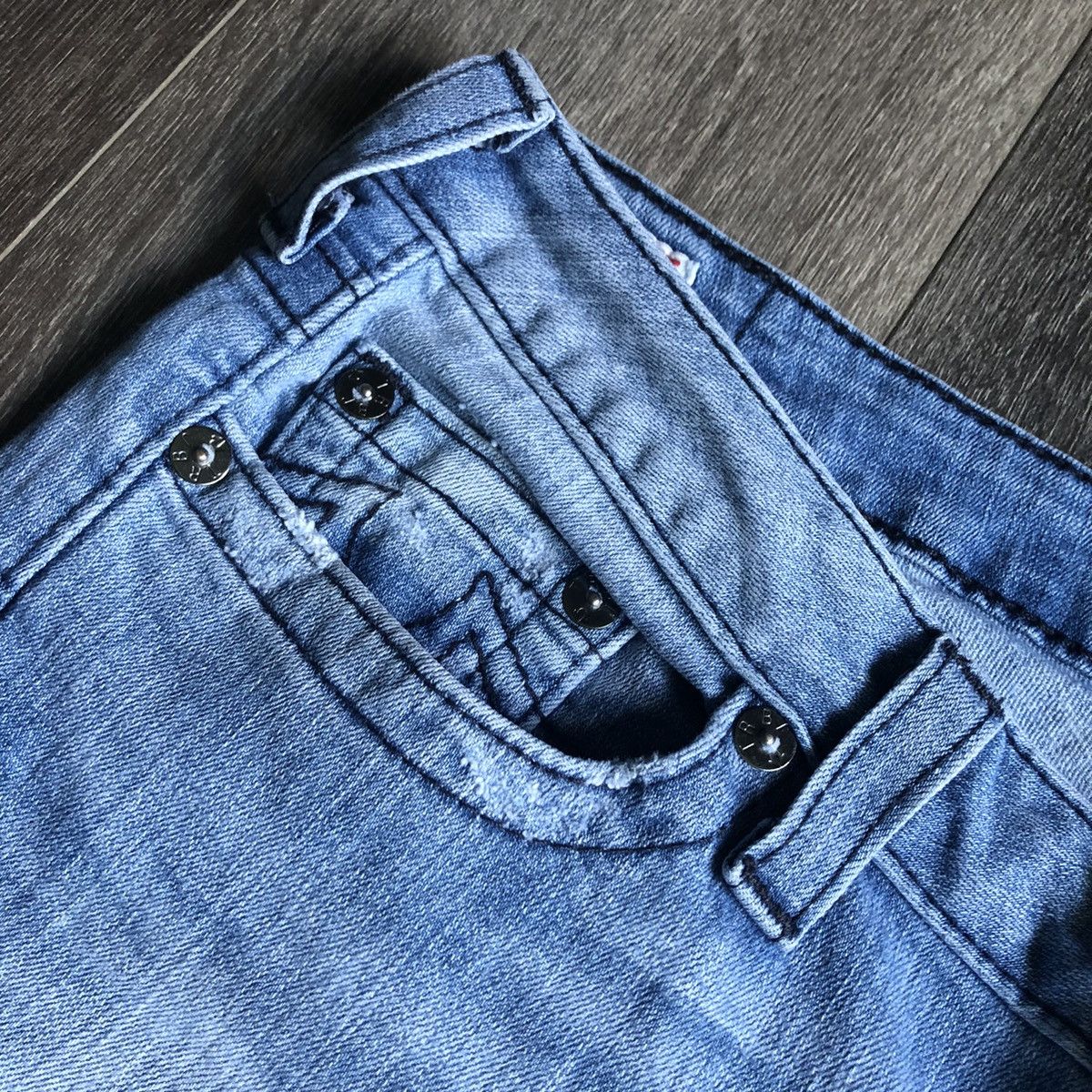 True Religion Vintage Y2K True Religion Stella Low Rise Denim Jeans 32x34 Size 32" / US 10 / IT 46 - 7 Thumbnail