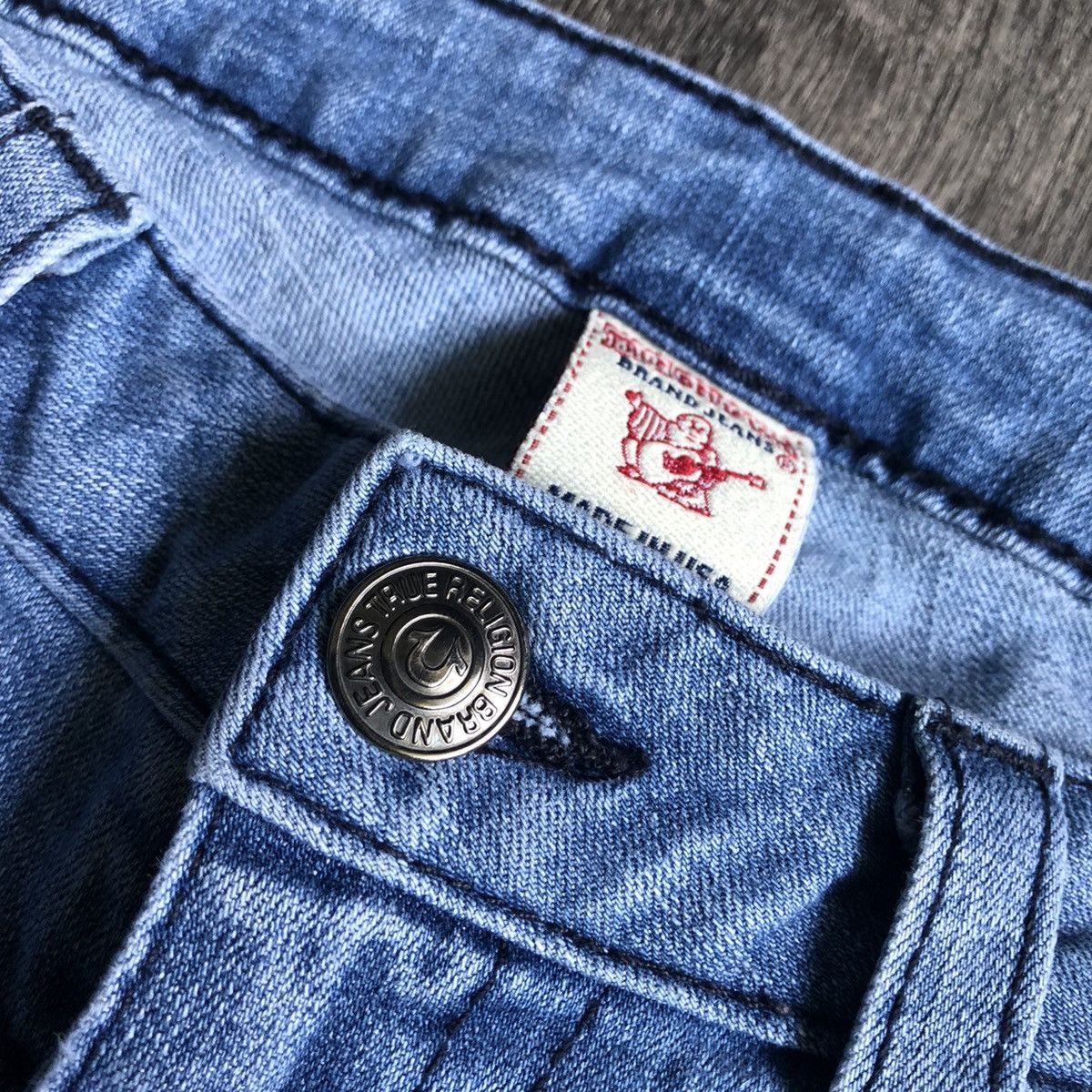 True Religion Vintage Y2K True Religion Stella Low Rise Denim Jeans 32x34 Size 32" / US 10 / IT 46 - 8 Thumbnail