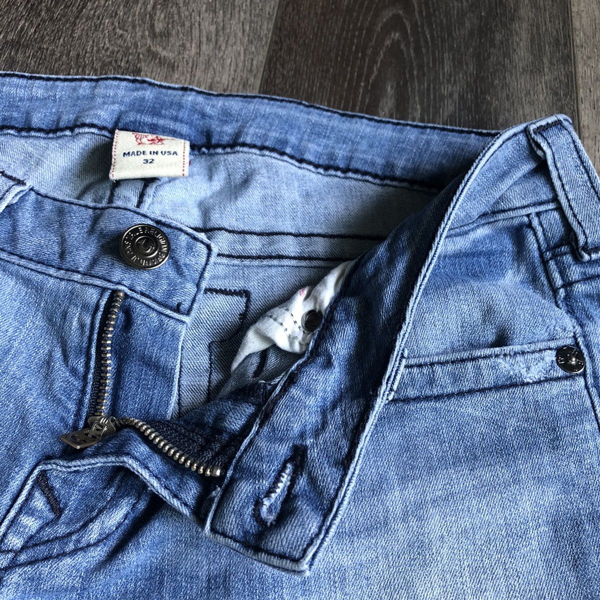 True Religion Vintage Y2K True Religion Stella Low Rise Denim Jeans 32x34 Size 32" / US 10 / IT 46 - 9 Thumbnail