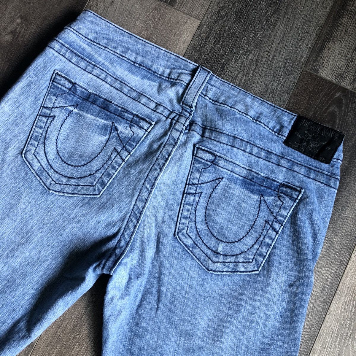 True Religion Vintage Y2K True Religion Stella Low Rise Denim Jeans 32x34 Size 32" / US 10 / IT 46 - 3 Thumbnail
