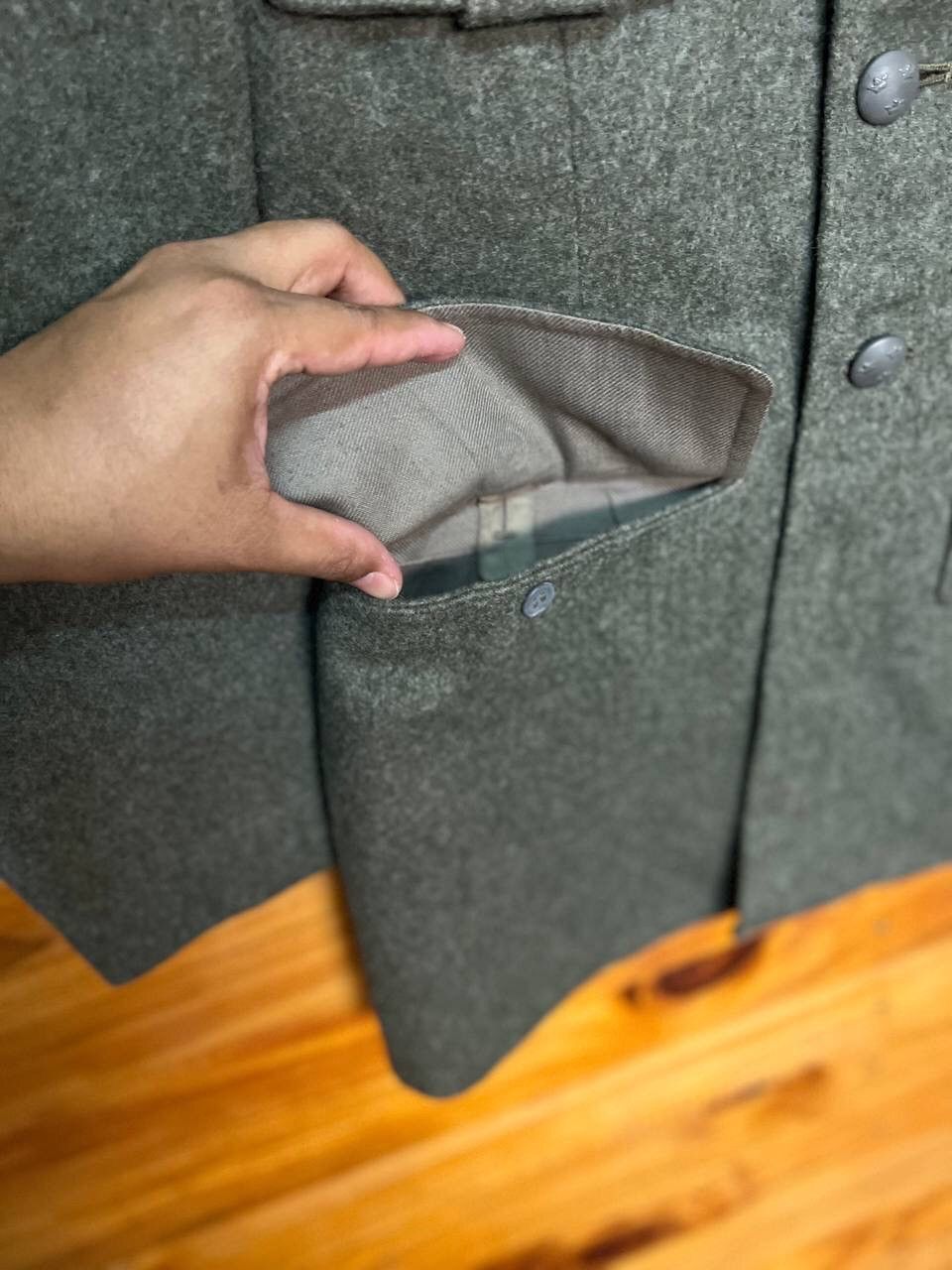 Other 🔥TRUE VINTAGE 40s SWEDISH ARMY M39 WOOL FIELD JACKET Size US S / EU 44-46 / 1 - 6 Thumbnail