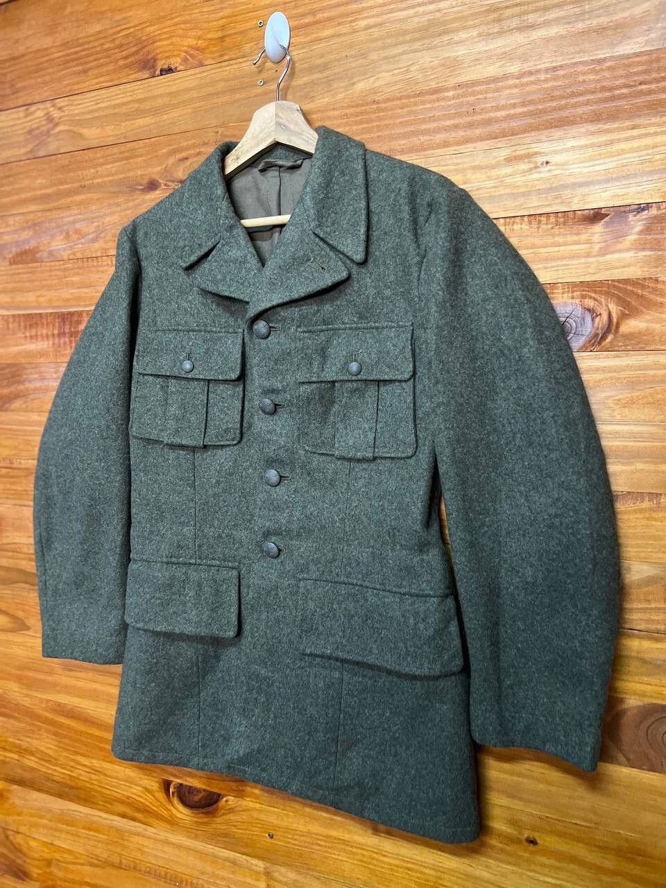 Other 🔥TRUE VINTAGE 40s SWEDISH ARMY M39 WOOL FIELD JACKET Size US S / EU 44-46 / 1 - 3 Thumbnail