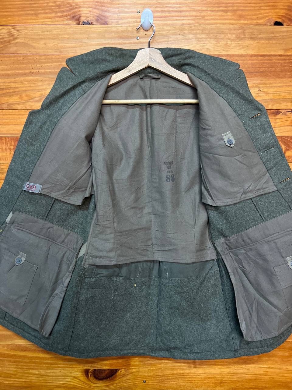 Other 🔥TRUE VINTAGE 40s SWEDISH ARMY M39 WOOL FIELD JACKET Size US S / EU 44-46 / 1 - 13 Thumbnail