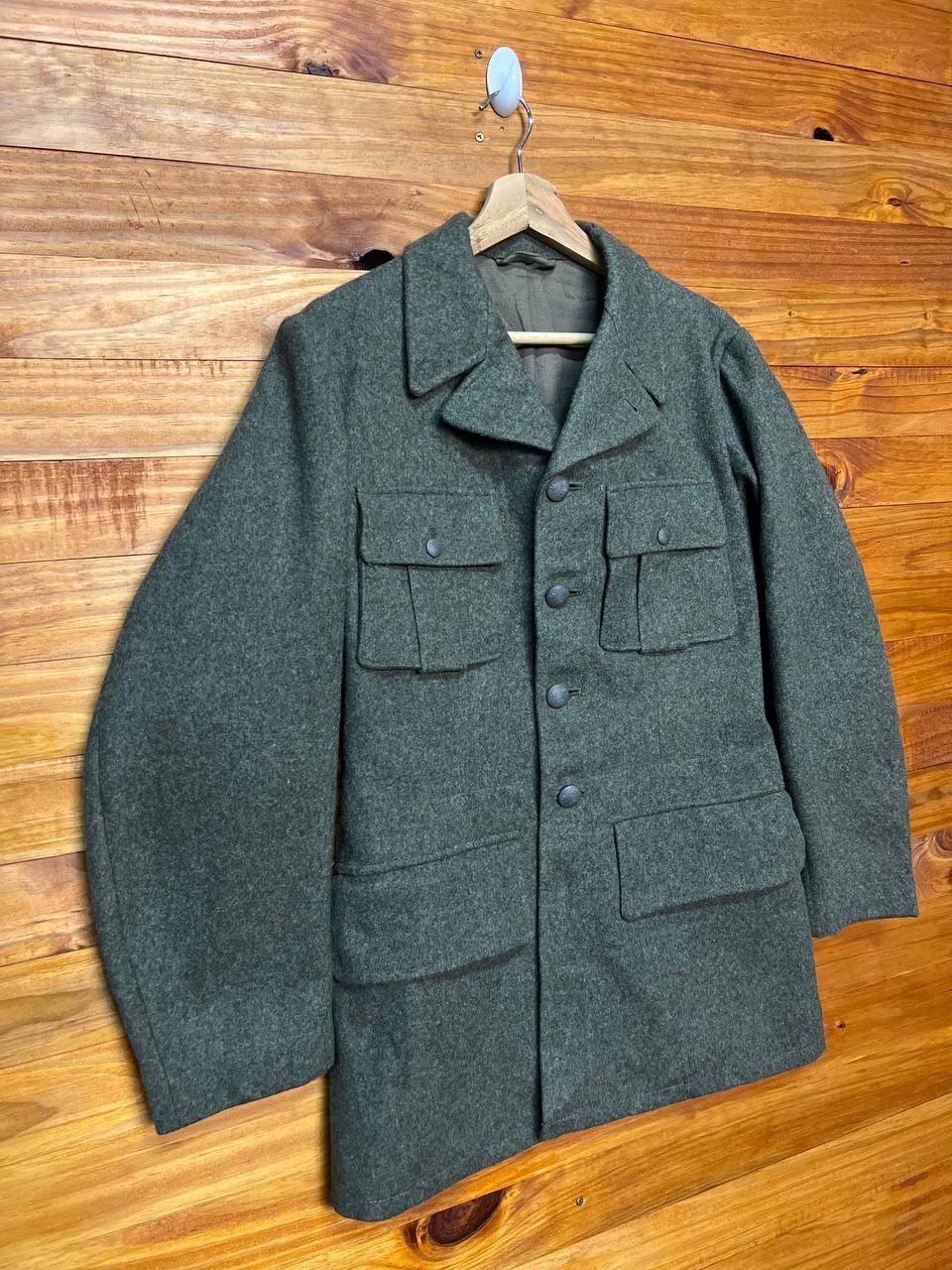 Other 🔥TRUE VINTAGE 40s SWEDISH ARMY M39 WOOL FIELD JACKET Size US S / EU 44-46 / 1 - 2 Thumbnail