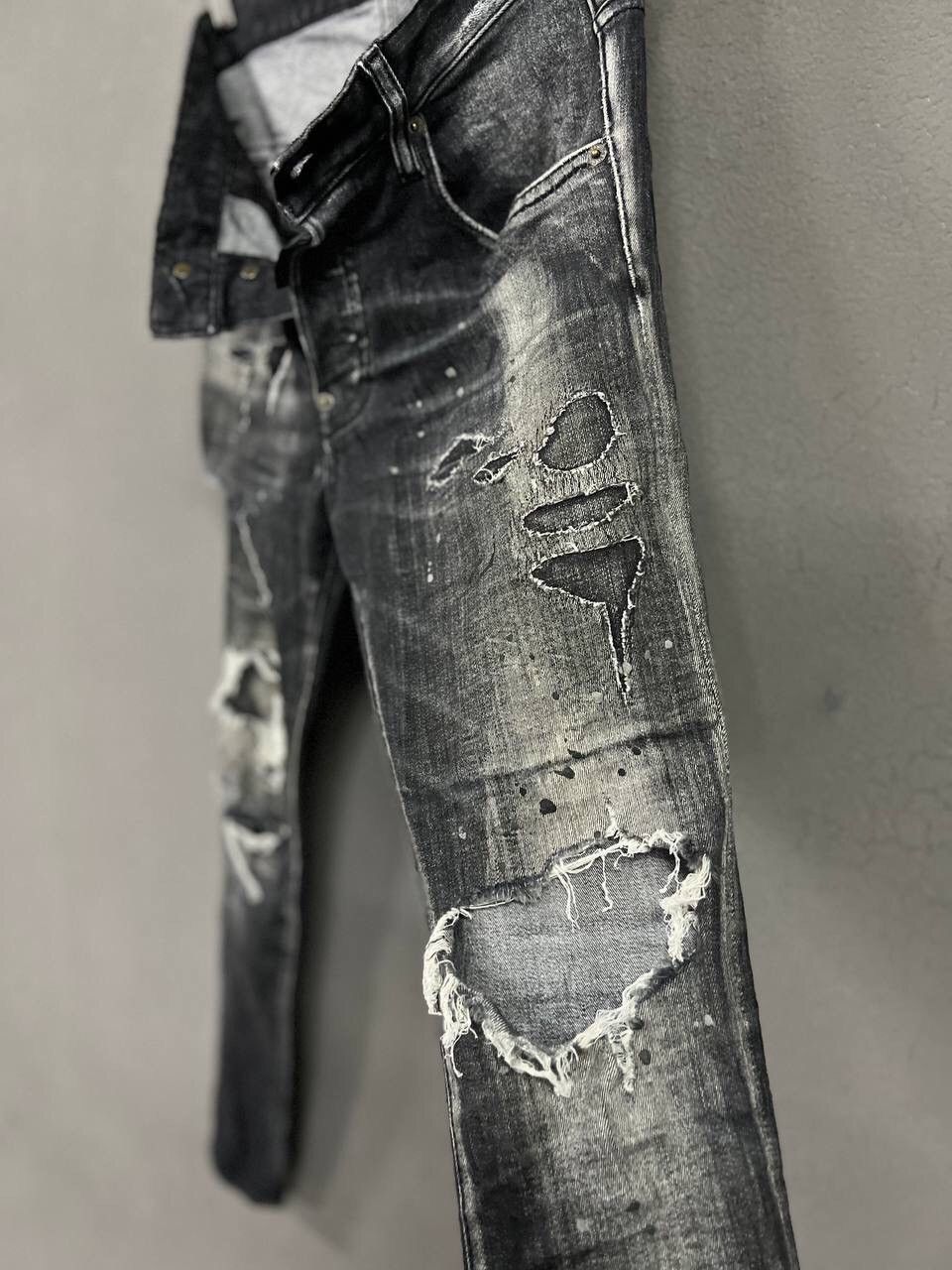 Dsquared2 DSQUARED2 DISTRESS DENIM DESIGN SKINNY Size US 28 / EU 44 - 17 Thumbnail
