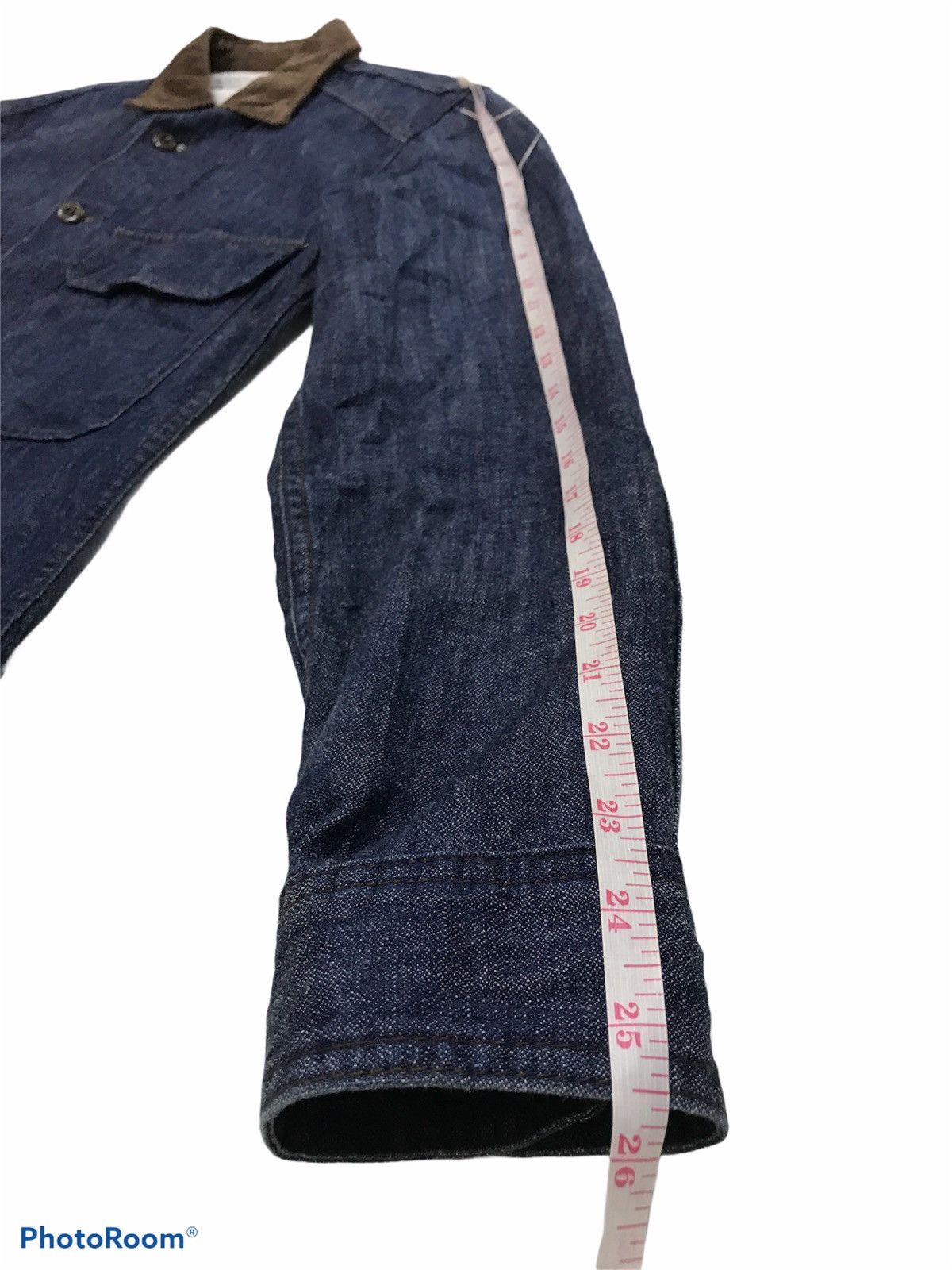 Tete Homme TETE HOMME AVANT-GARDE BIG POCKETS DENIM SHIRT BUTTON UPS Size US S / EU 44-46 / 1 - 6 Thumbnail