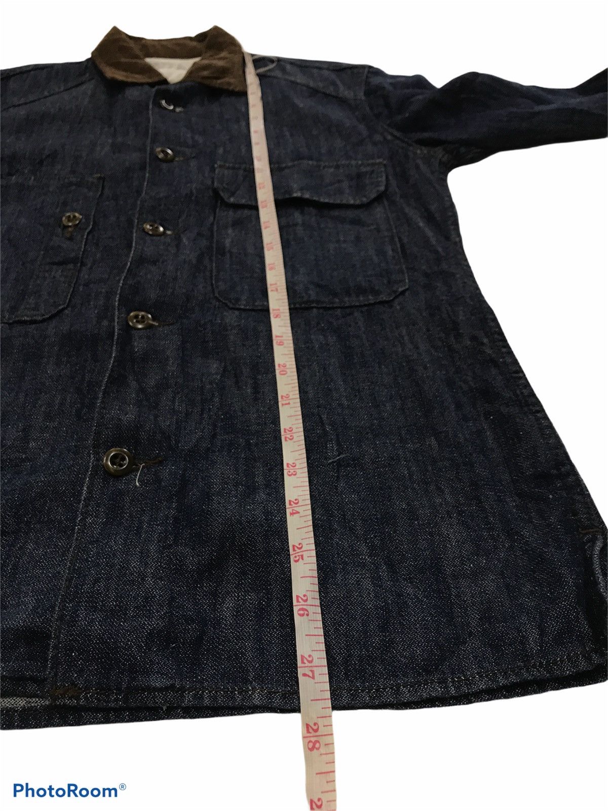 Tete Homme TETE HOMME AVANT-GARDE BIG POCKETS DENIM SHIRT BUTTON UPS Size US S / EU 44-46 / 1 - 5 Thumbnail