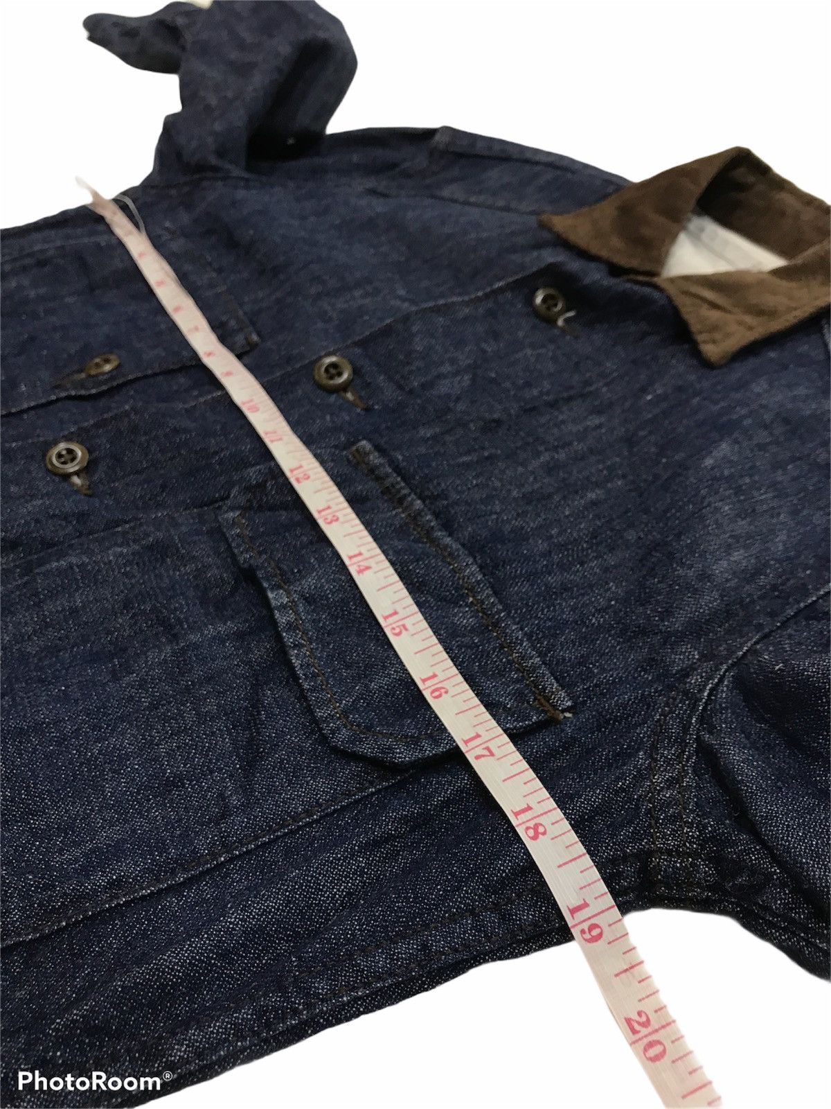 Tete Homme TETE HOMME AVANT-GARDE BIG POCKETS DENIM SHIRT BUTTON UPS Size US S / EU 44-46 / 1 - 4 Thumbnail