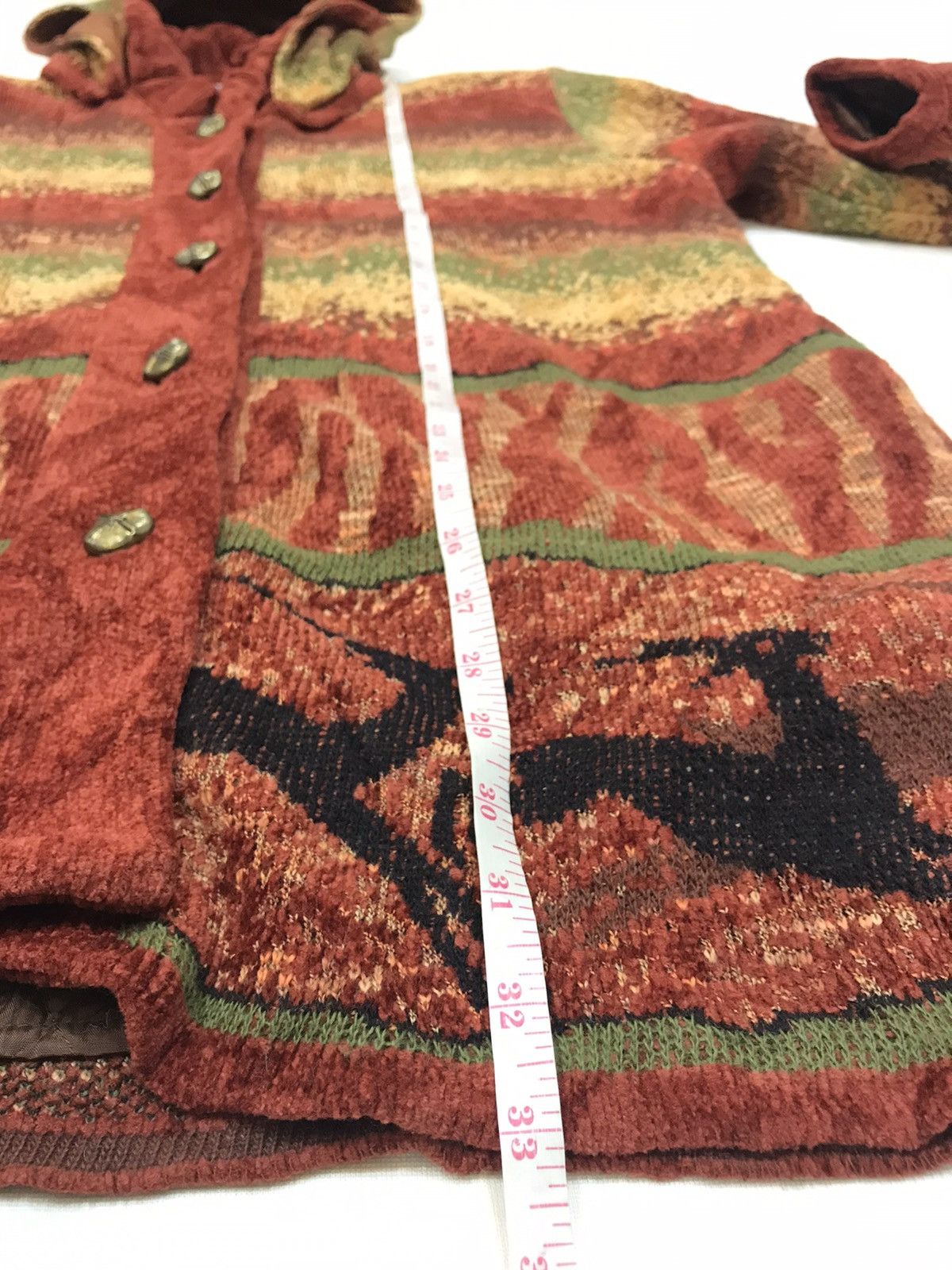 Vintage SHOW ROOM DI CECILIA VINTAGE WOOL BLEND KNITTED JACKET Size US M / EU 48-50 / 2 - 5 Thumbnail