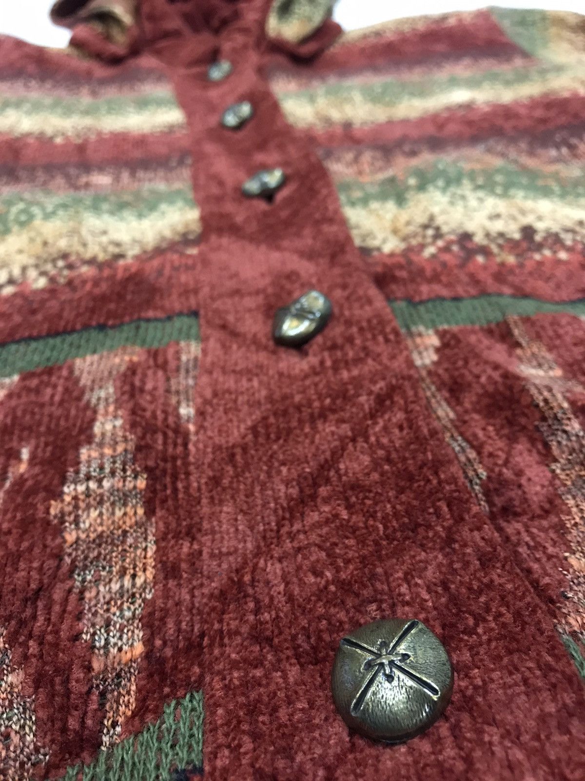 Vintage SHOW ROOM DI CECILIA VINTAGE WOOL BLEND KNITTED JACKET Size US M / EU 48-50 / 2 - 3 Thumbnail