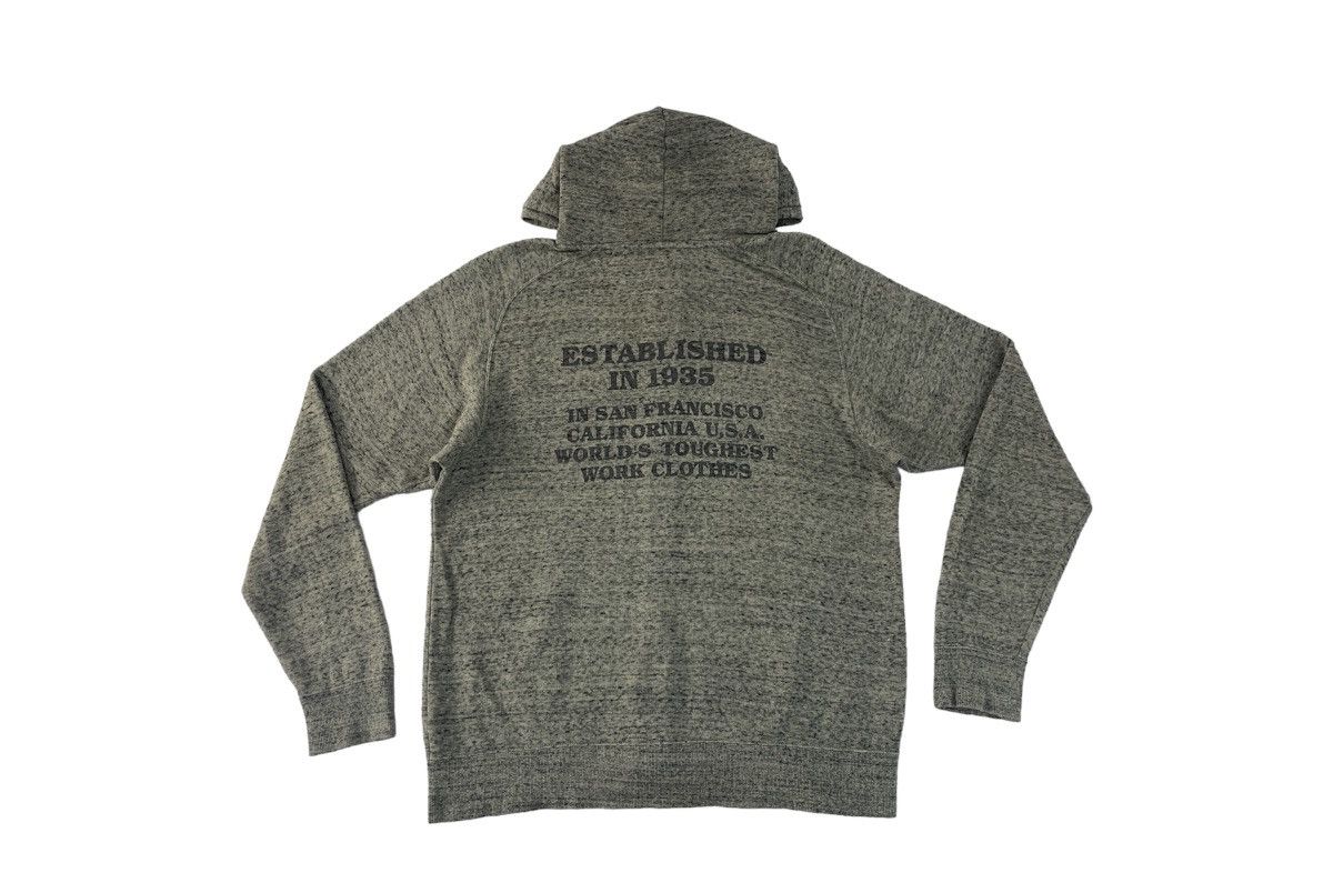 Ben Davis × Vintage Hype 90s Ben Davis Toughest Work Wear Zipper Hoodies Style Size US L / EU 52-54 / 3 - 2 Thumbnail
