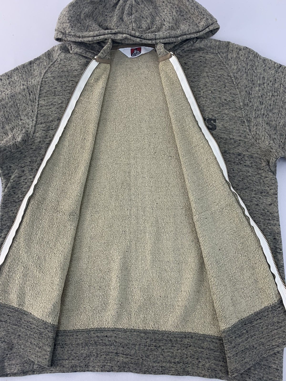 Ben Davis × Vintage Hype 90s Ben Davis Toughest Work Wear Zipper Hoodies Style Size US L / EU 52-54 / 3 - 4 Thumbnail