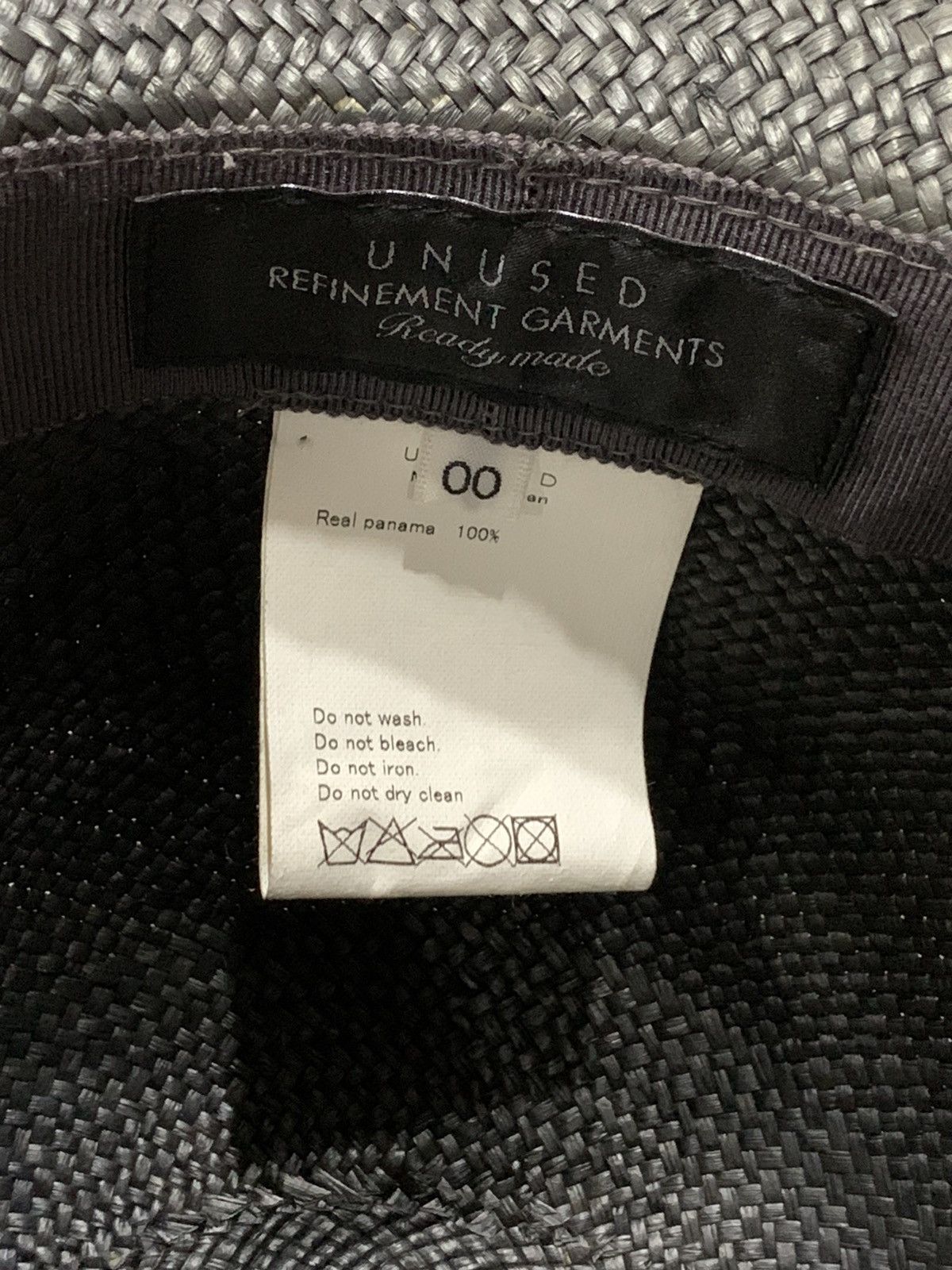 Japanese Brand × READYMADE × Unused UNUSED REFINEMENT GARMENTS STRAW PANAMA HAT Size ONE SIZE - 7 Thumbnail