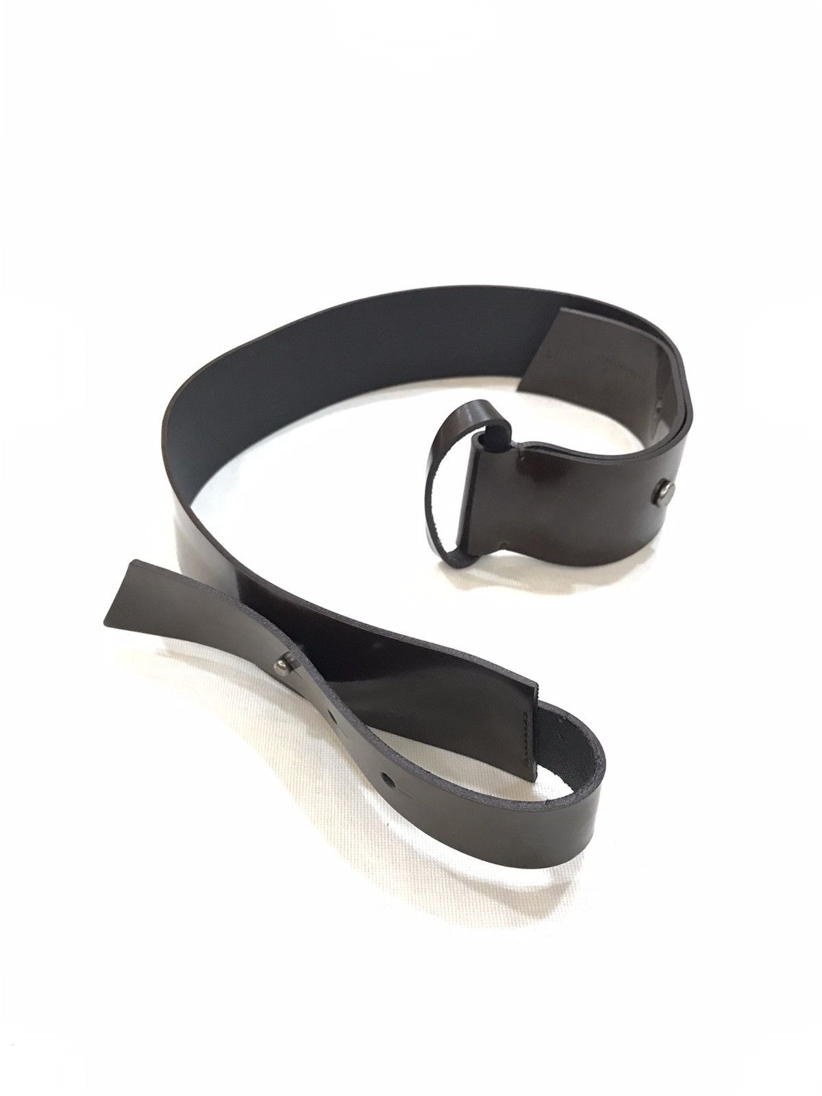 Marni MARNI WIDE LEATHER BELT ITALY SIZE 26-28” Size 28 - 1 Thumbnail