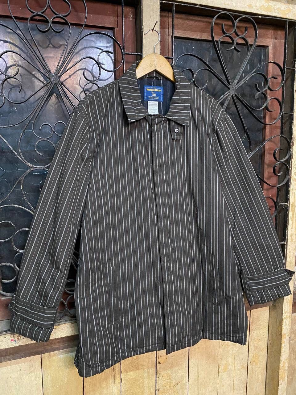 Woolrich Woolen Mills WOOLRICH MEN LONG SLEEVE SHIRT STRIPE Size US L / EU 52-54 / 3 - 2 Thumbnail